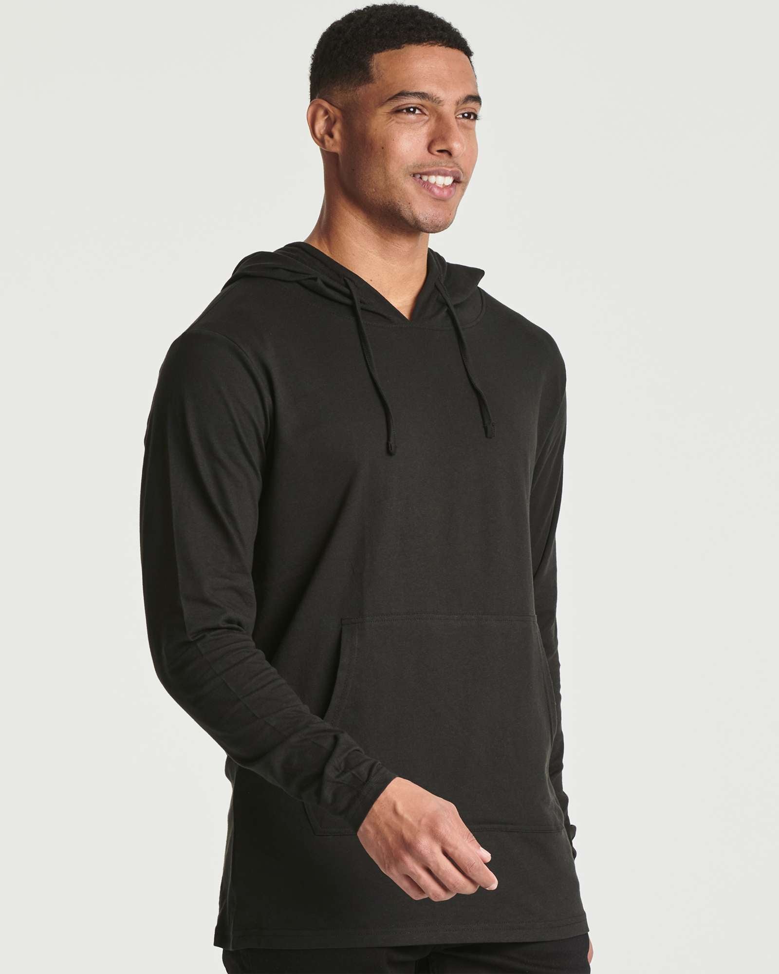 3 Pack: Mens Cotton Lightweight Pullover Hoodie