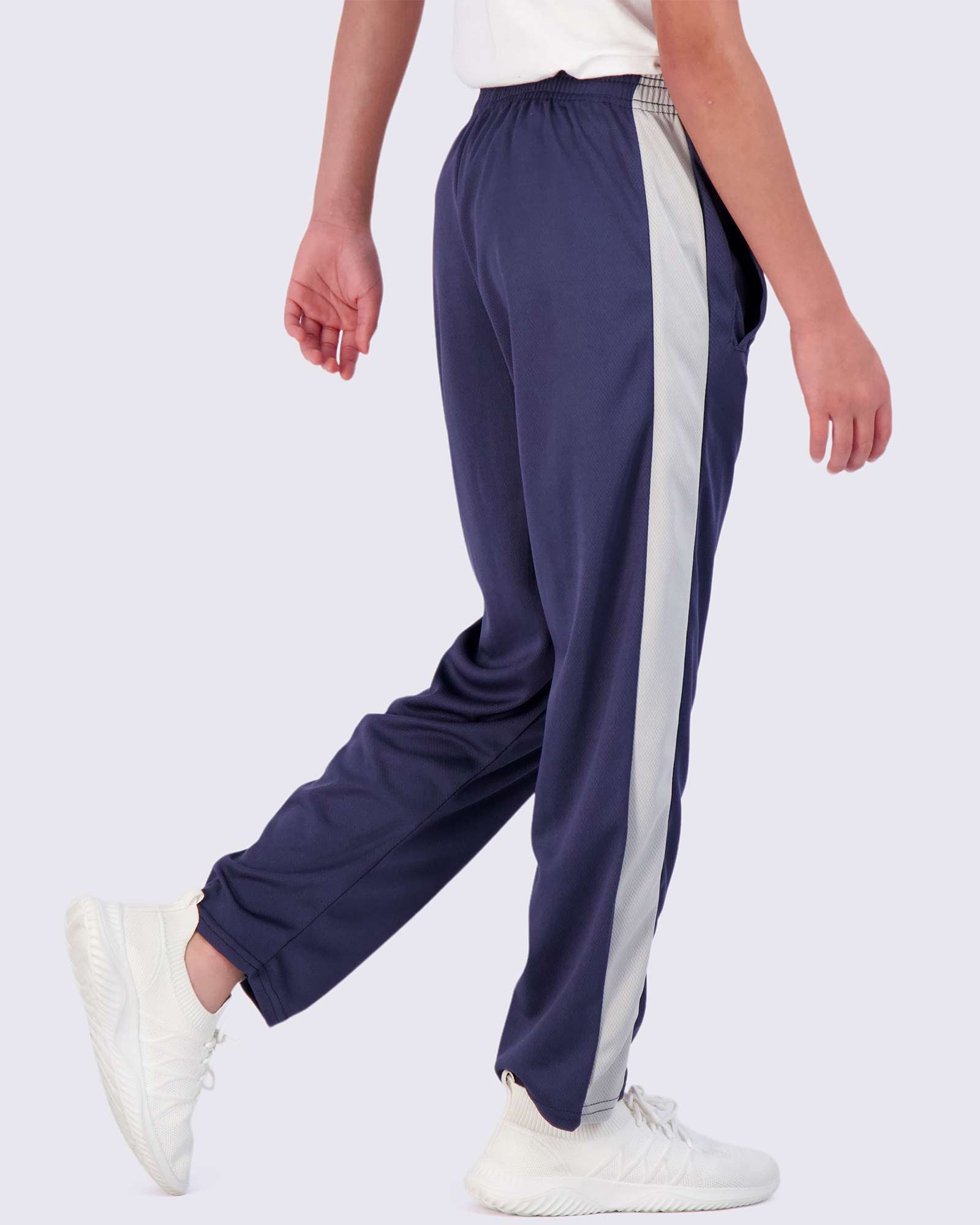 3 Pack: Boys Mesh Open Bottom Active Sweatpants