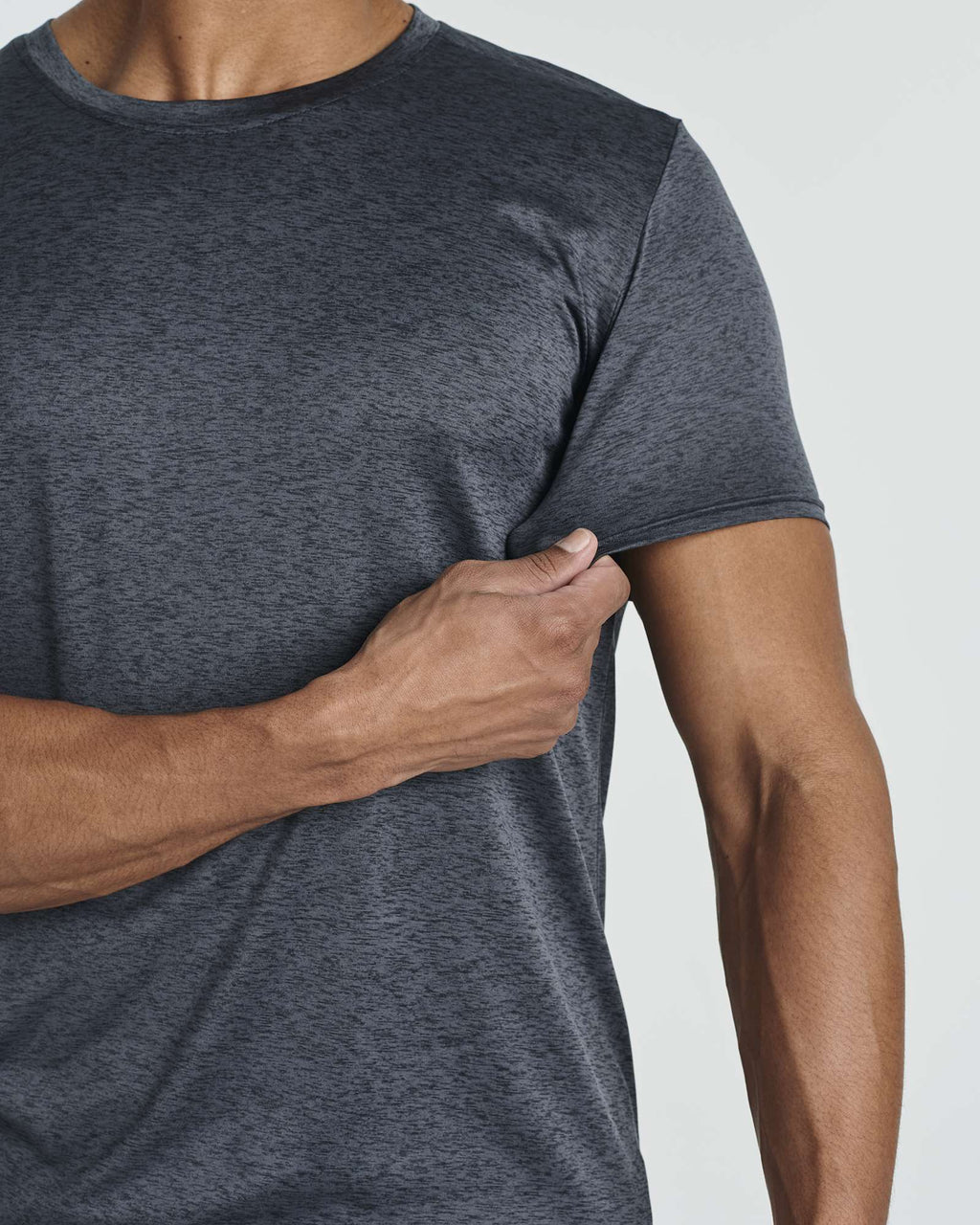 5 Pack: Mens Dry-Fit Active Crew Neck T-Shirt