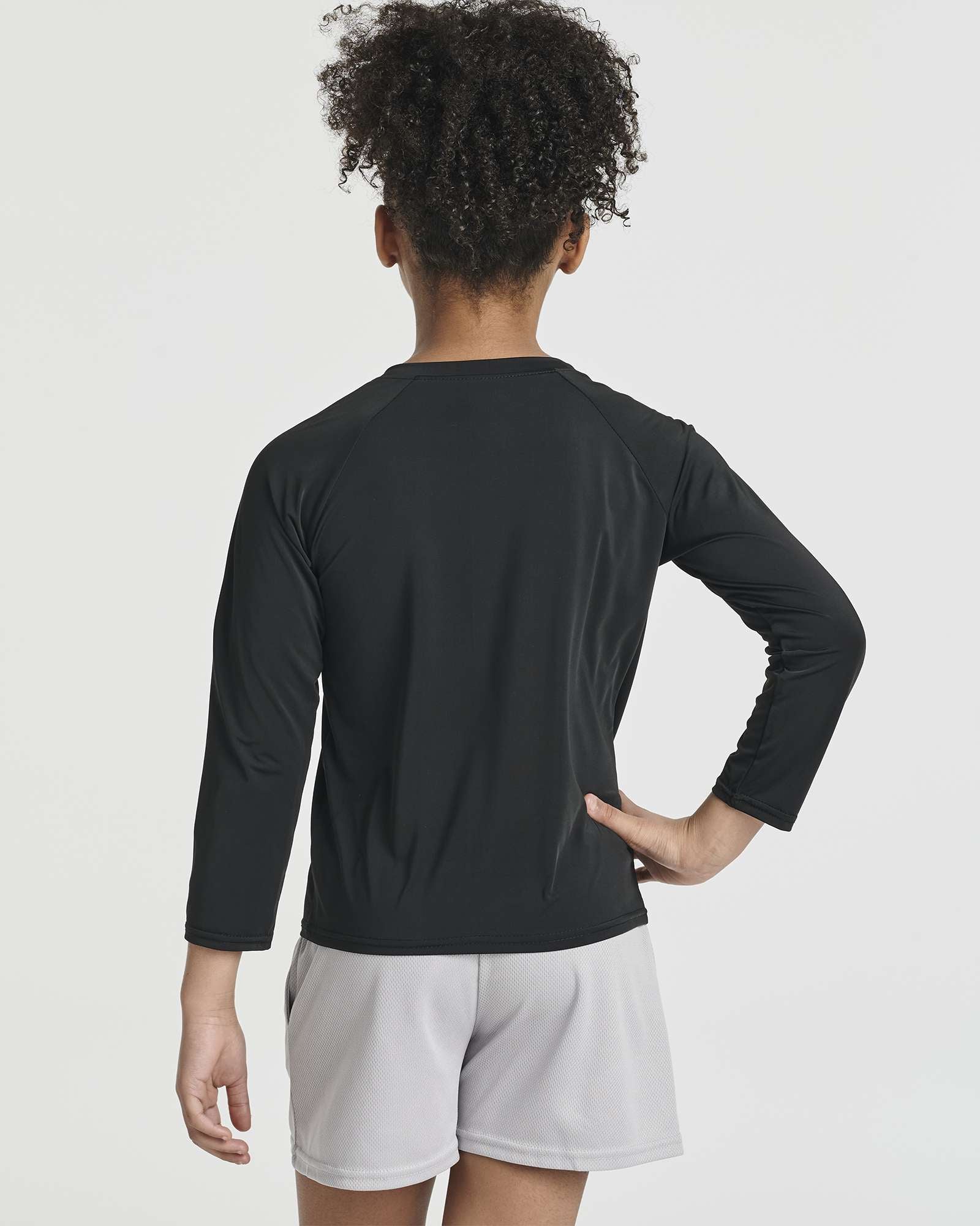 4 Pack: Girls' Long Sleeve Rash Guard Shirt