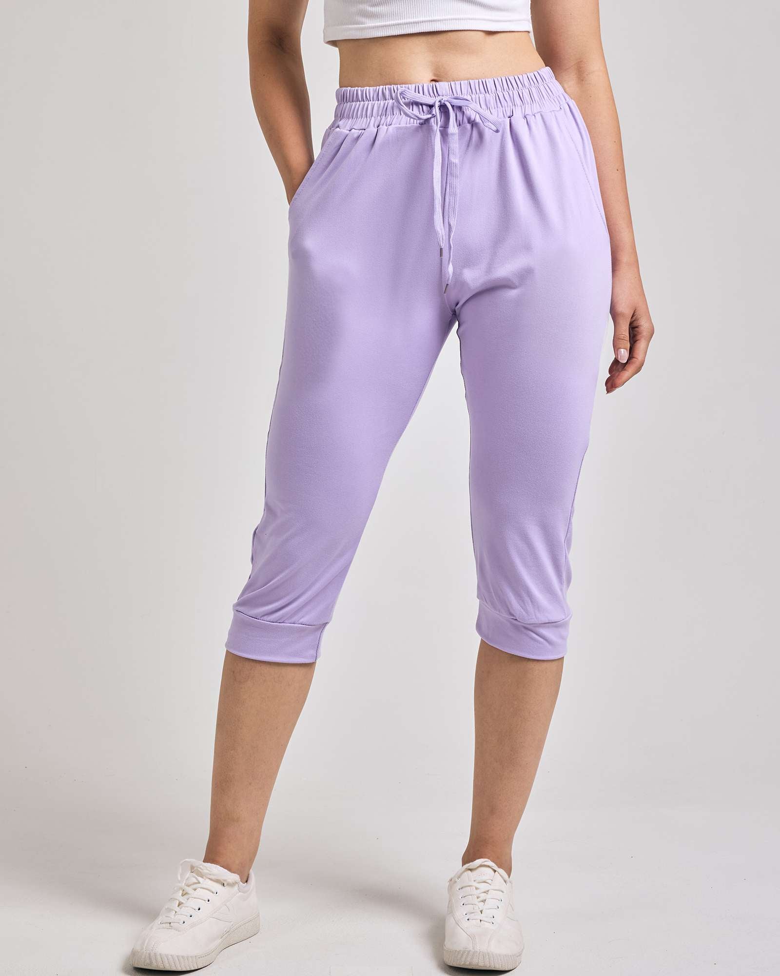 3 Pack: Women's Capri Joggers (Available in Plus Size)