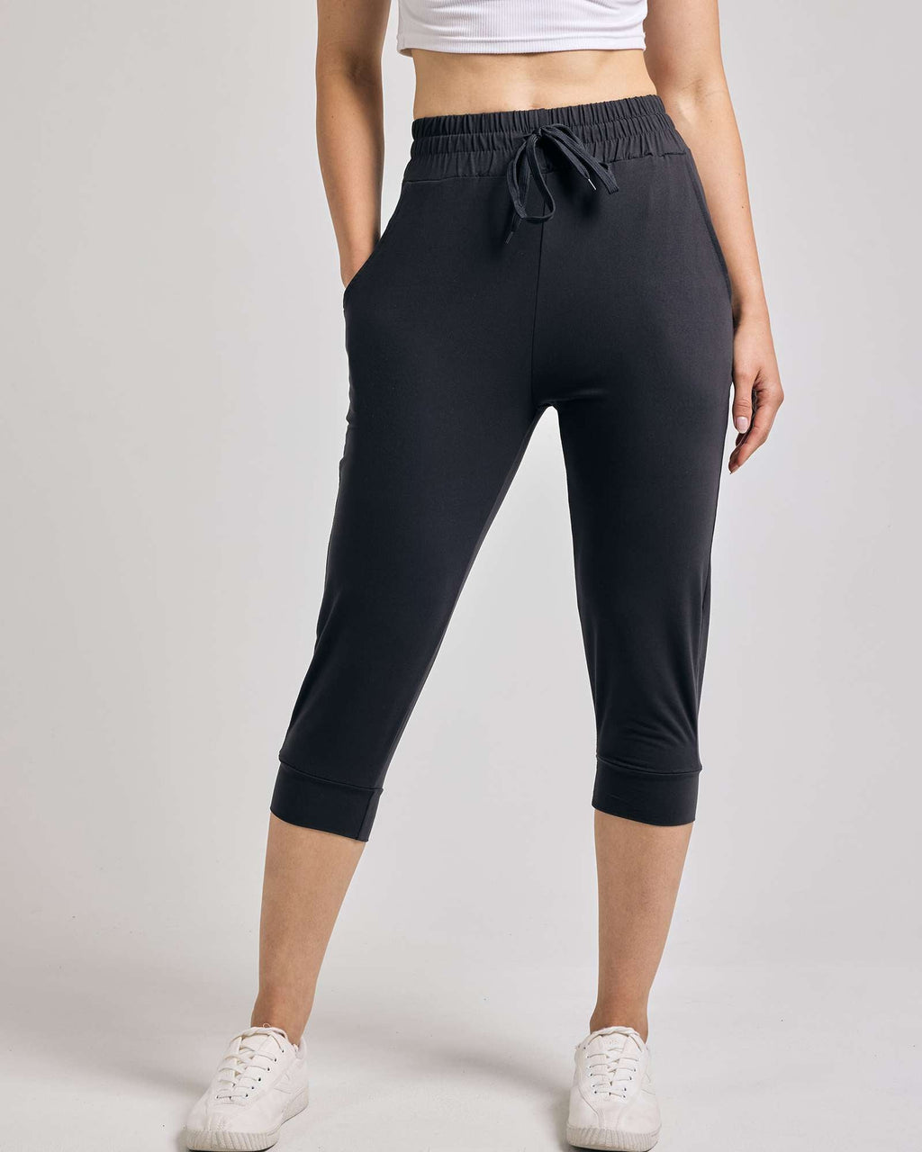 3 Pack: Women's Capri Joggers (Available in Plus Size)