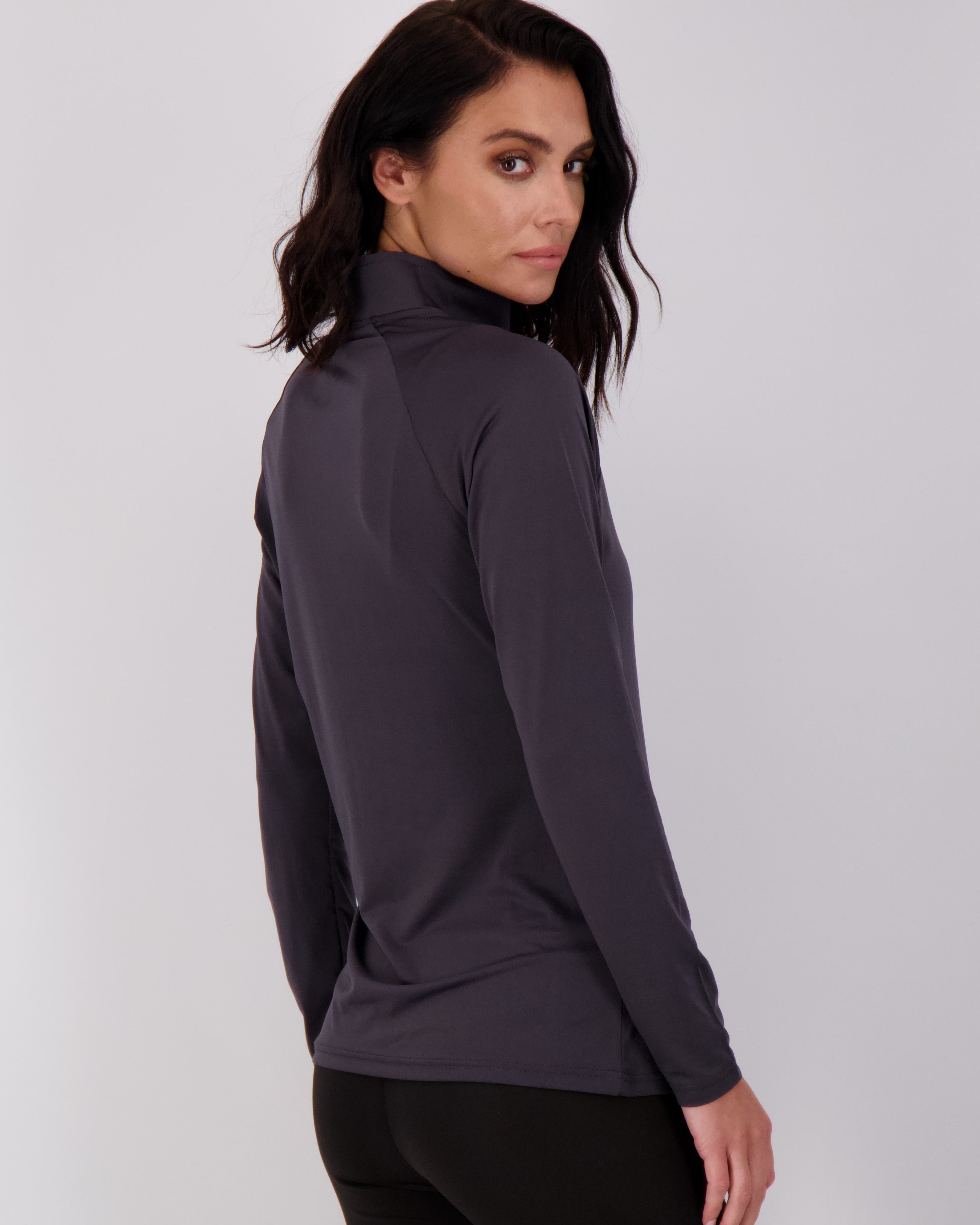 3 Pack: Womens Dry-Fit Active Long Sleeve Quarter Zip