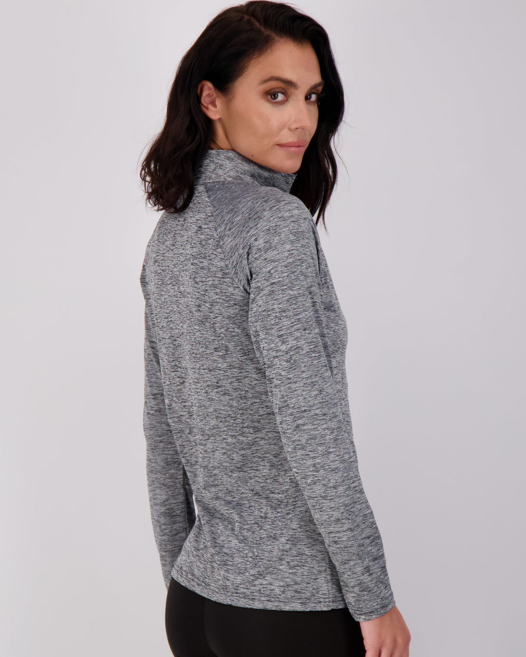 3 Pack: Womens Dry-Fit Active Long Sleeve Quarter Zip