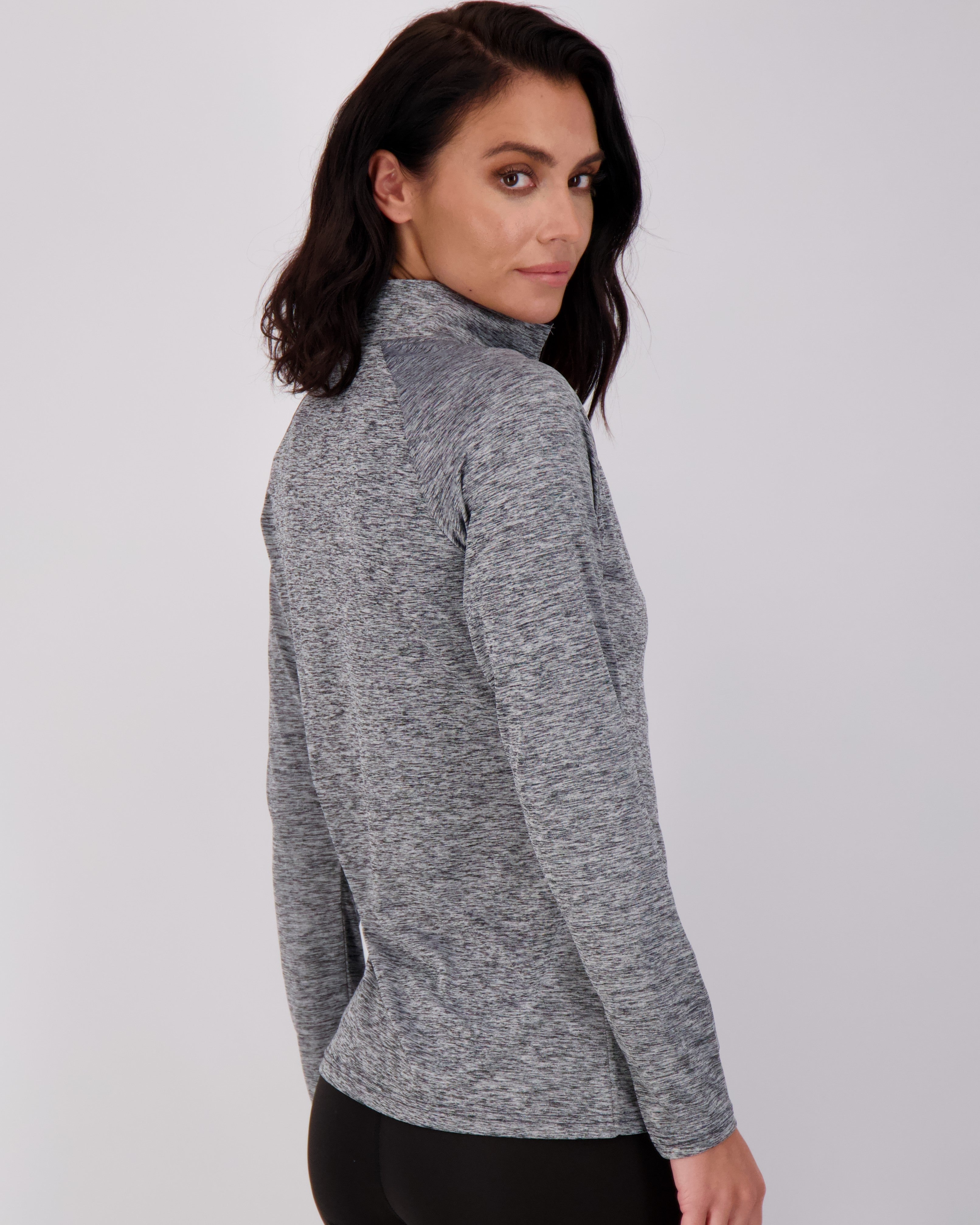 3 Pack: Womens Dry-Fit Active Long Sleeve Quarter Zip