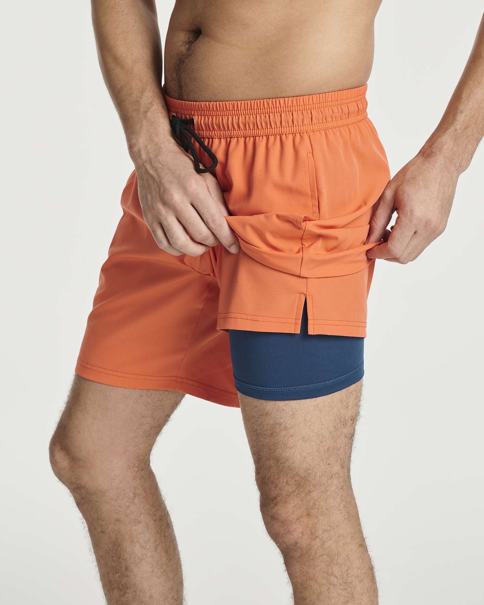 3 Pack: Men's 7" 2-in-1 Swim Trunks with Compression Liner