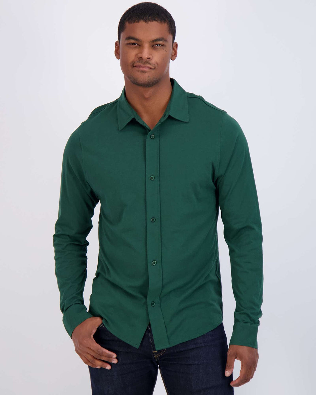 3 Pack: Men's Long Sleeve Button Down Shirt