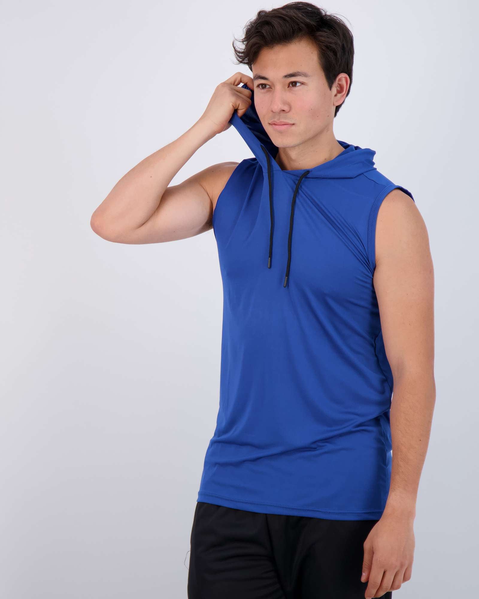 3 Pack: Men’s Dry-Fit Active Tank Top Hoodie