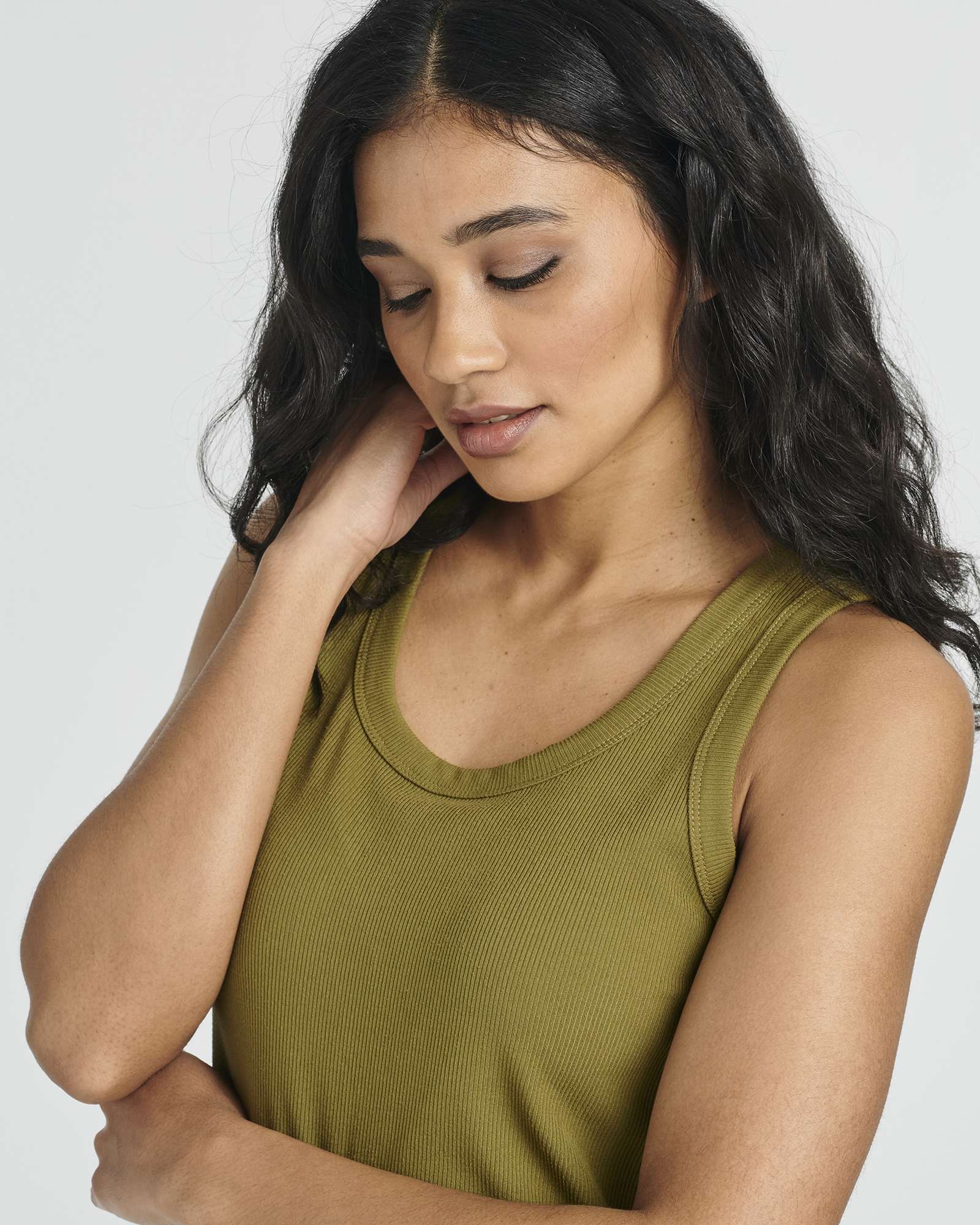 3 Pack: Women's Ribbed Knit Sleeveless Crew Neck Dress