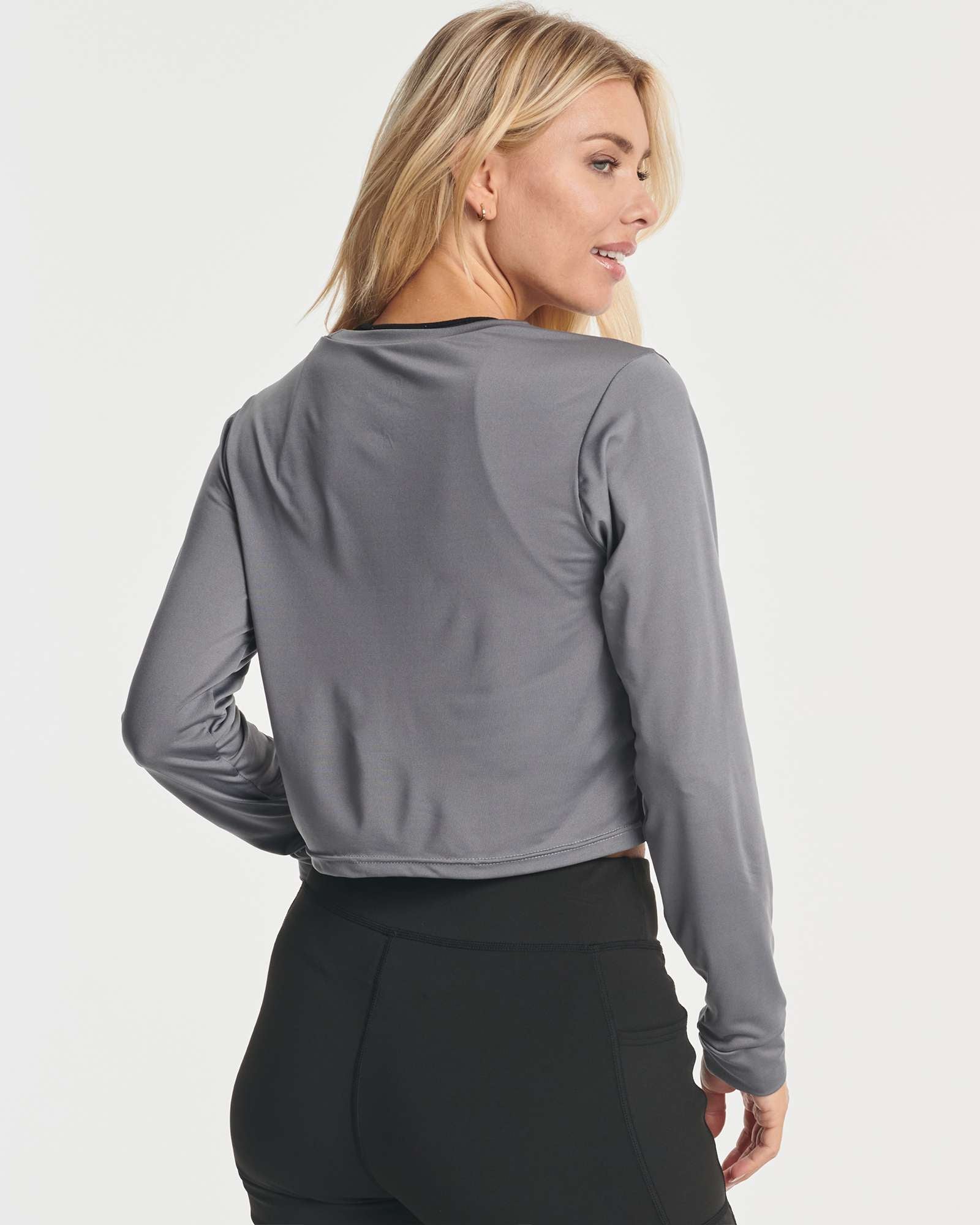 4 Pack: Women's Long-Sleeve Twist Front T-Shirt (Available in Plus Size)