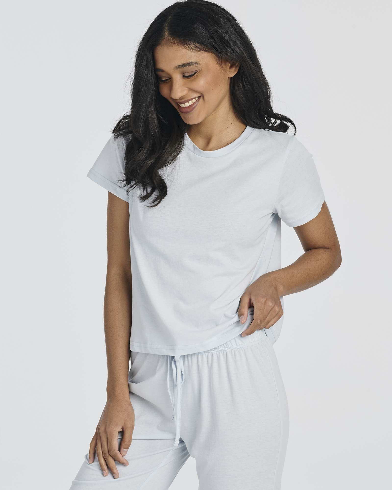 2 Pack: Women's Cotton Pajamas with Capri Pants