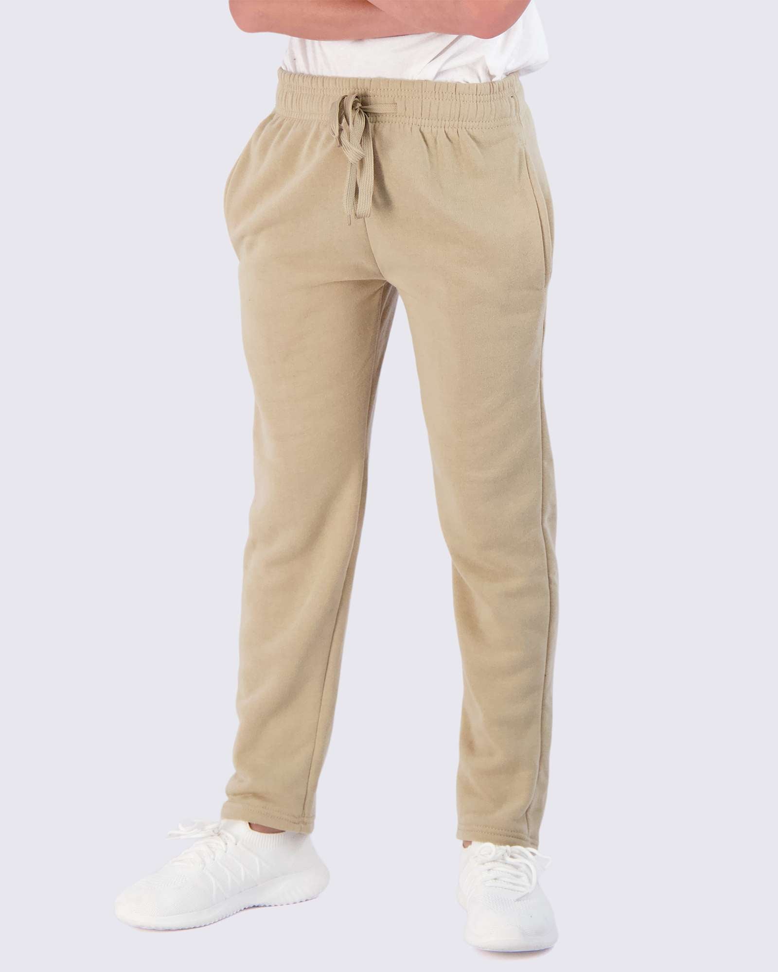 3 Pack: Boys Fleece Open Bottom Sweatpants