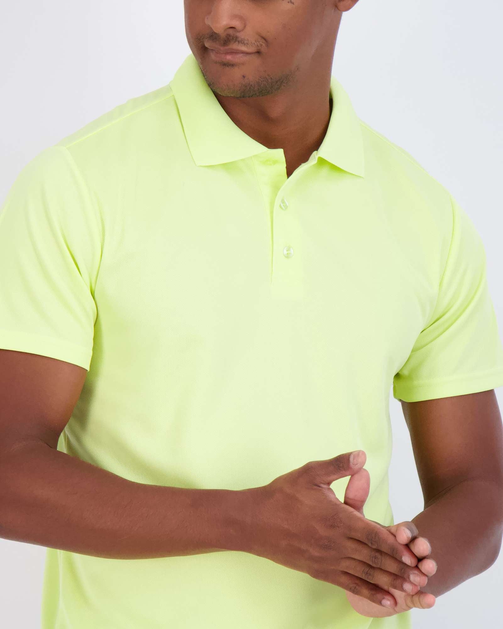 3 Pack: Mens Quick-Dry Short Sleeve Performance Polo Shirt