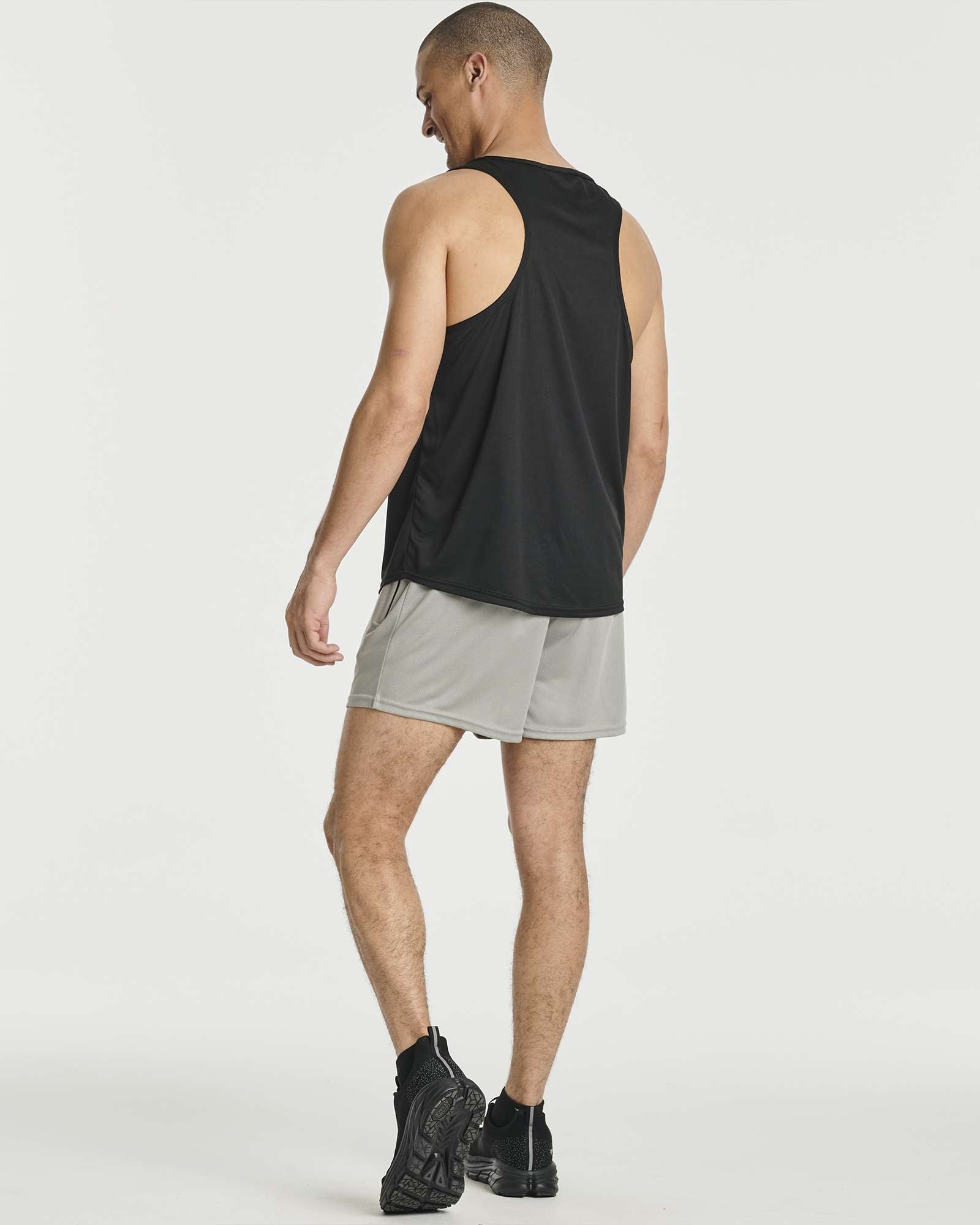 4 Pack: Men's 3" Mesh Running Shorts