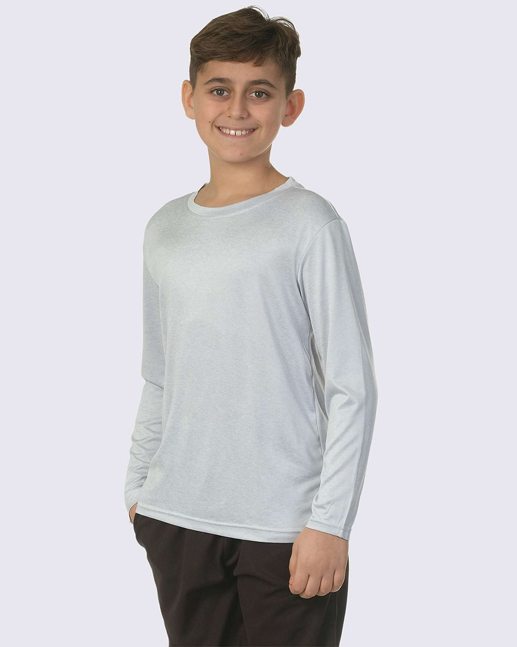 4 Pack: Boys Dry-Fit Active Long-Sleeve T-Shirt