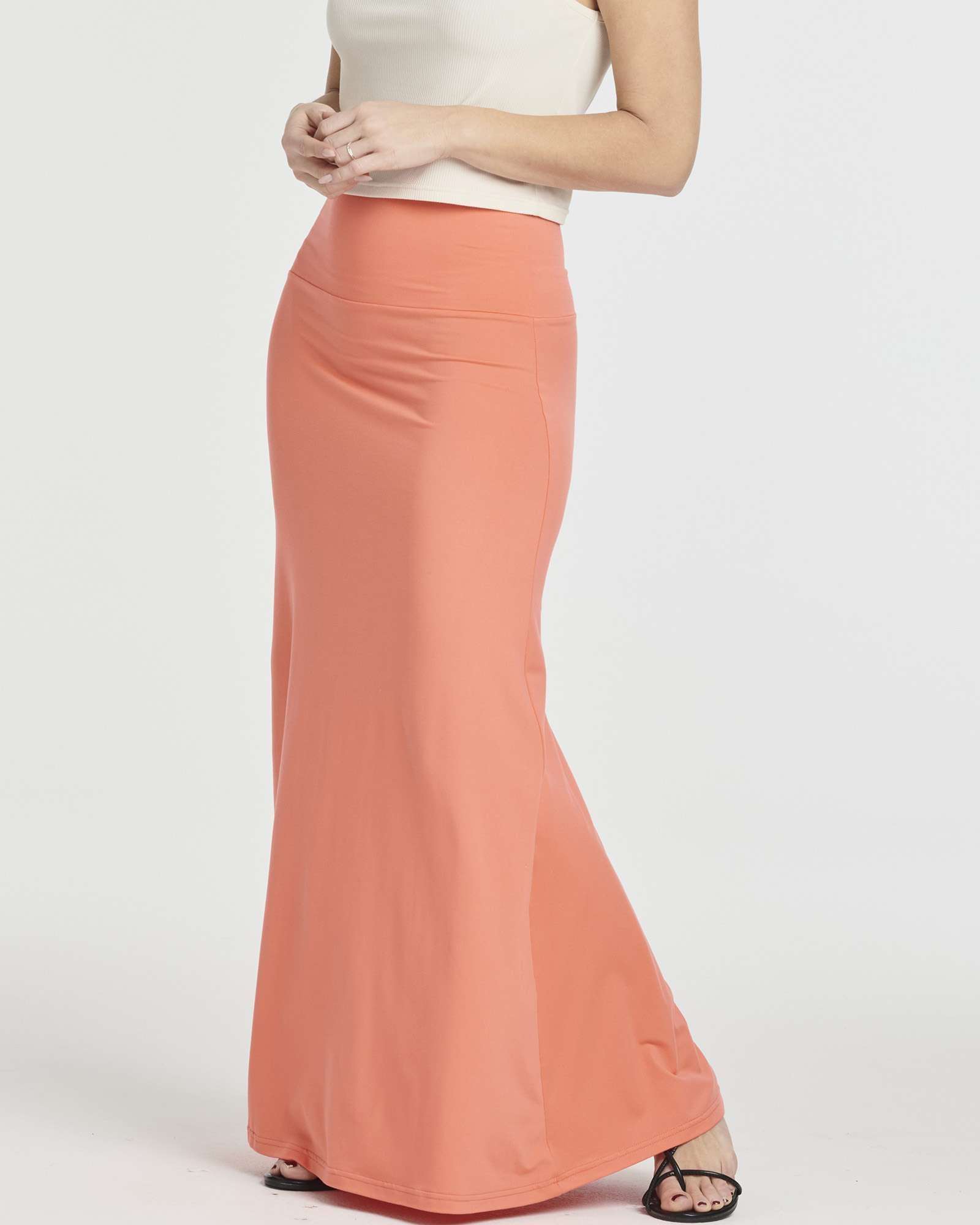 3 Pack: Women's Ultra-Soft Flowy Maxi Skirt