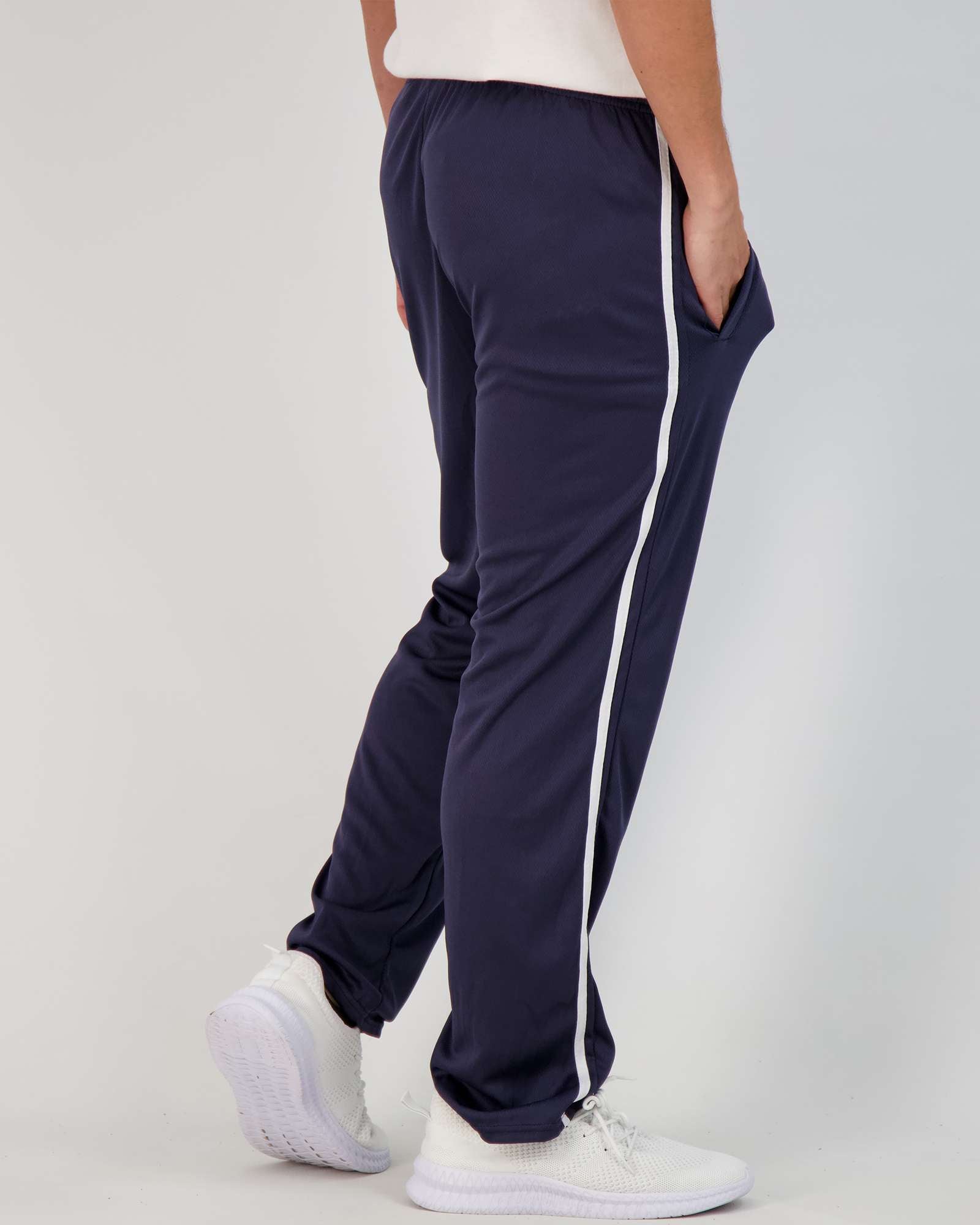 3 Pack: Mens Mesh Active Open Bottom Sweatpants