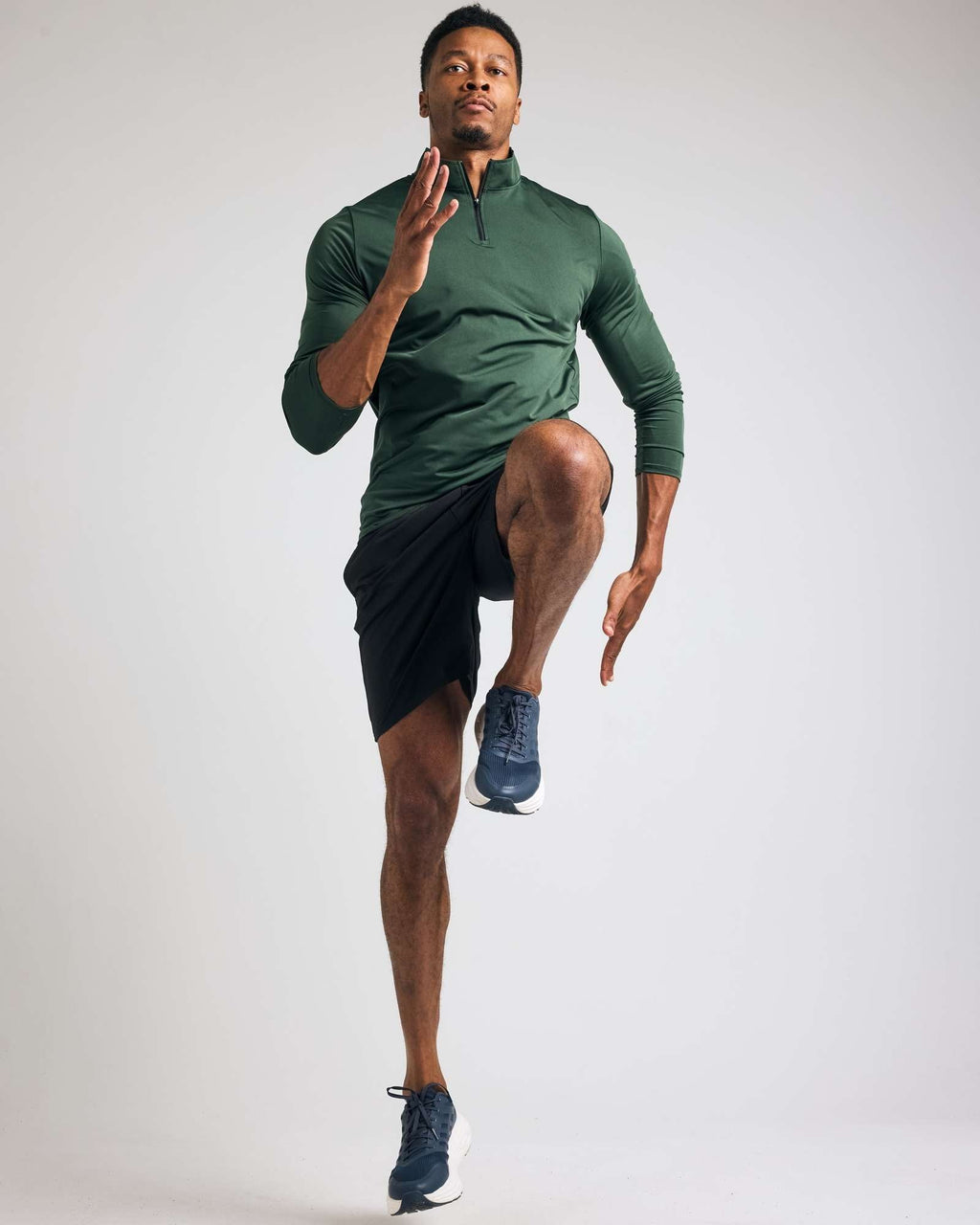 3 Pack: Mens Active Dry-Fit Quarter Zip Pullover (Available in Big & Tall)