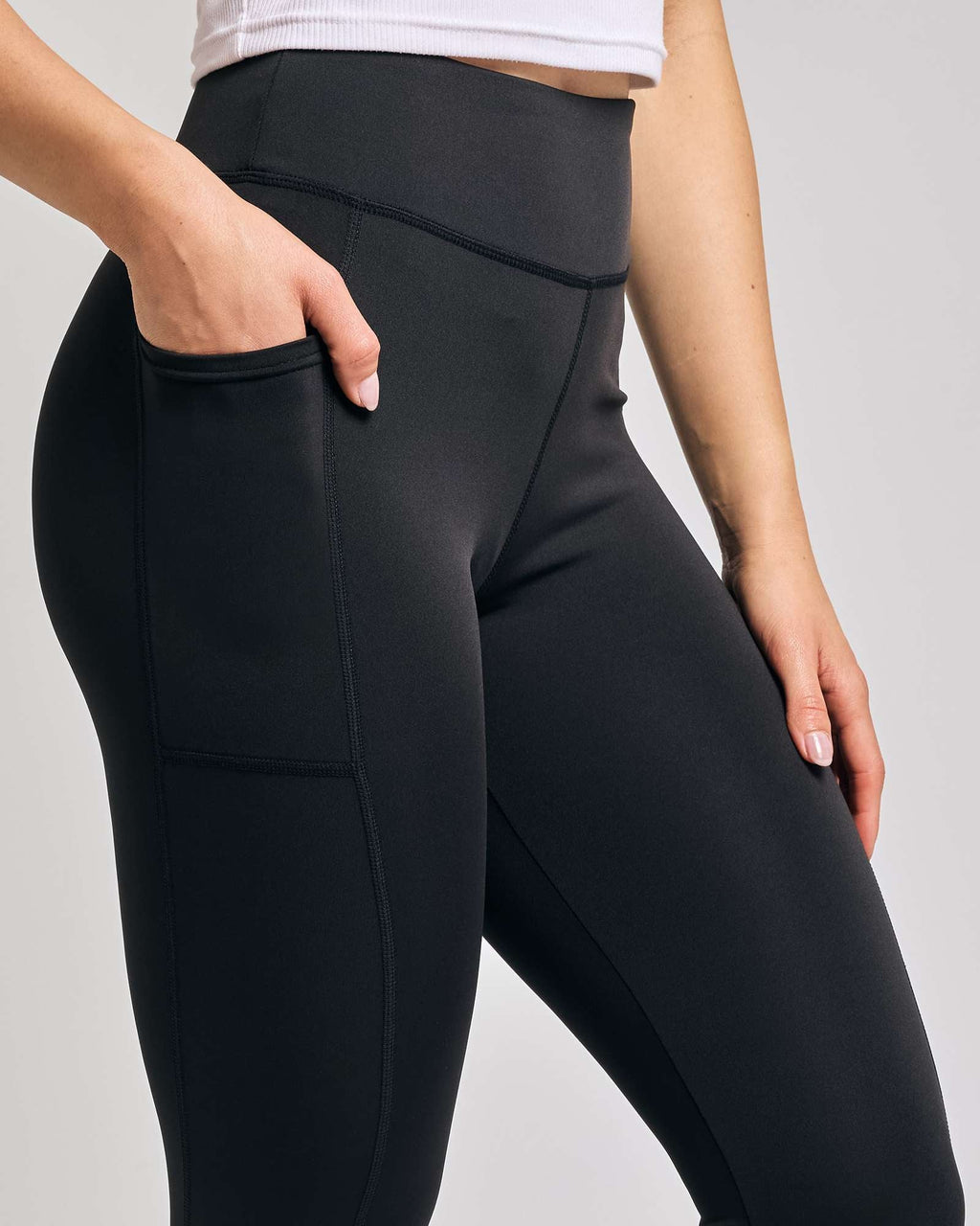 4 Pack: Women's Full Length Fitted Athletic Yoga Performance Leggings with Pockets