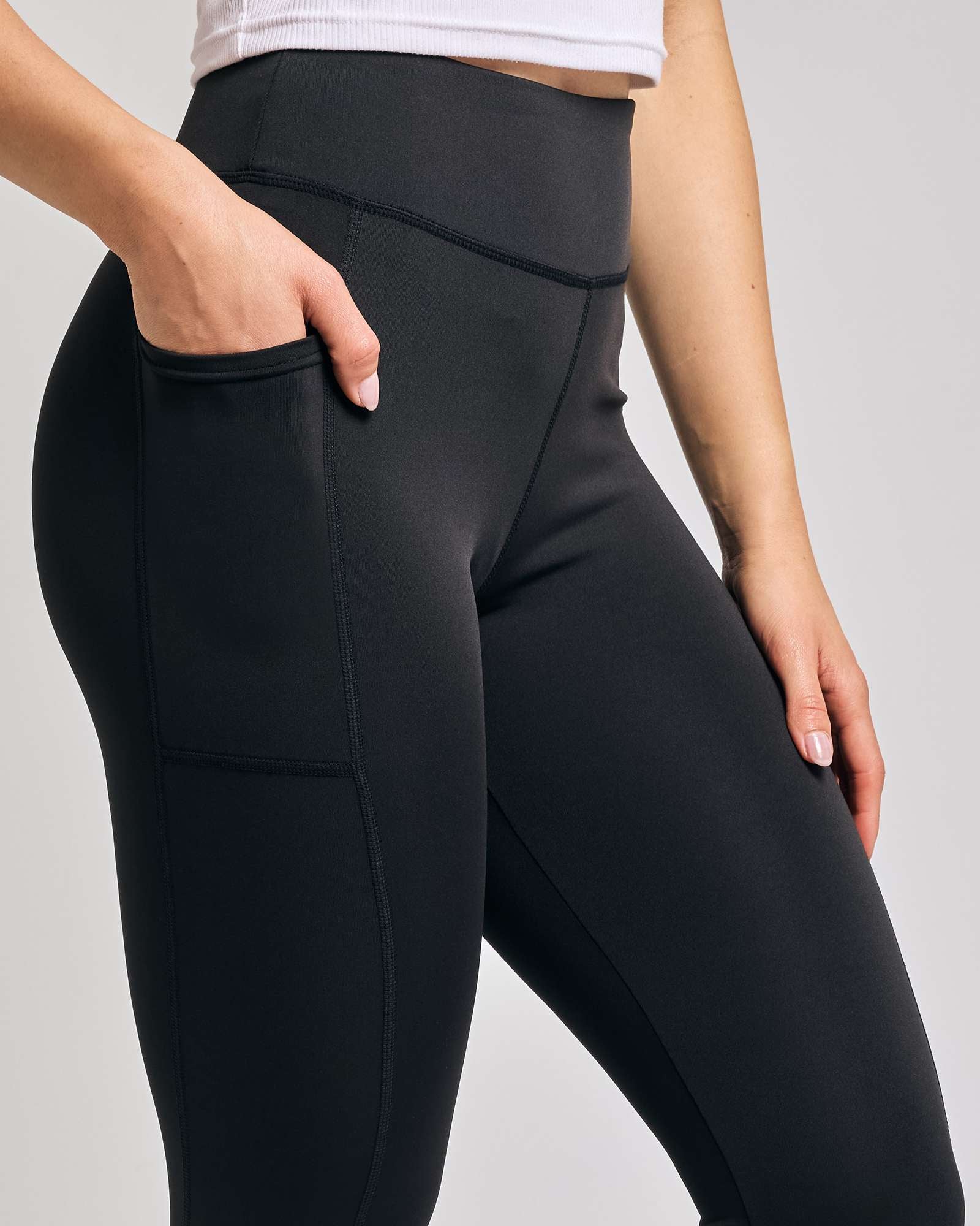 4 Pack: Women's Full Length Fitted Athletic Yoga Performance Leggings with Pockets