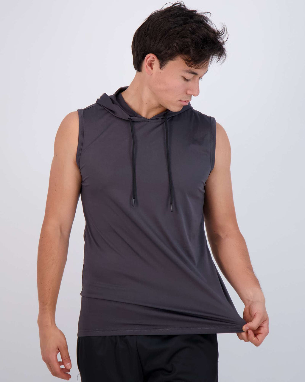 3 Pack: Men’s Dry-Fit Active Tank Top Hoodie
