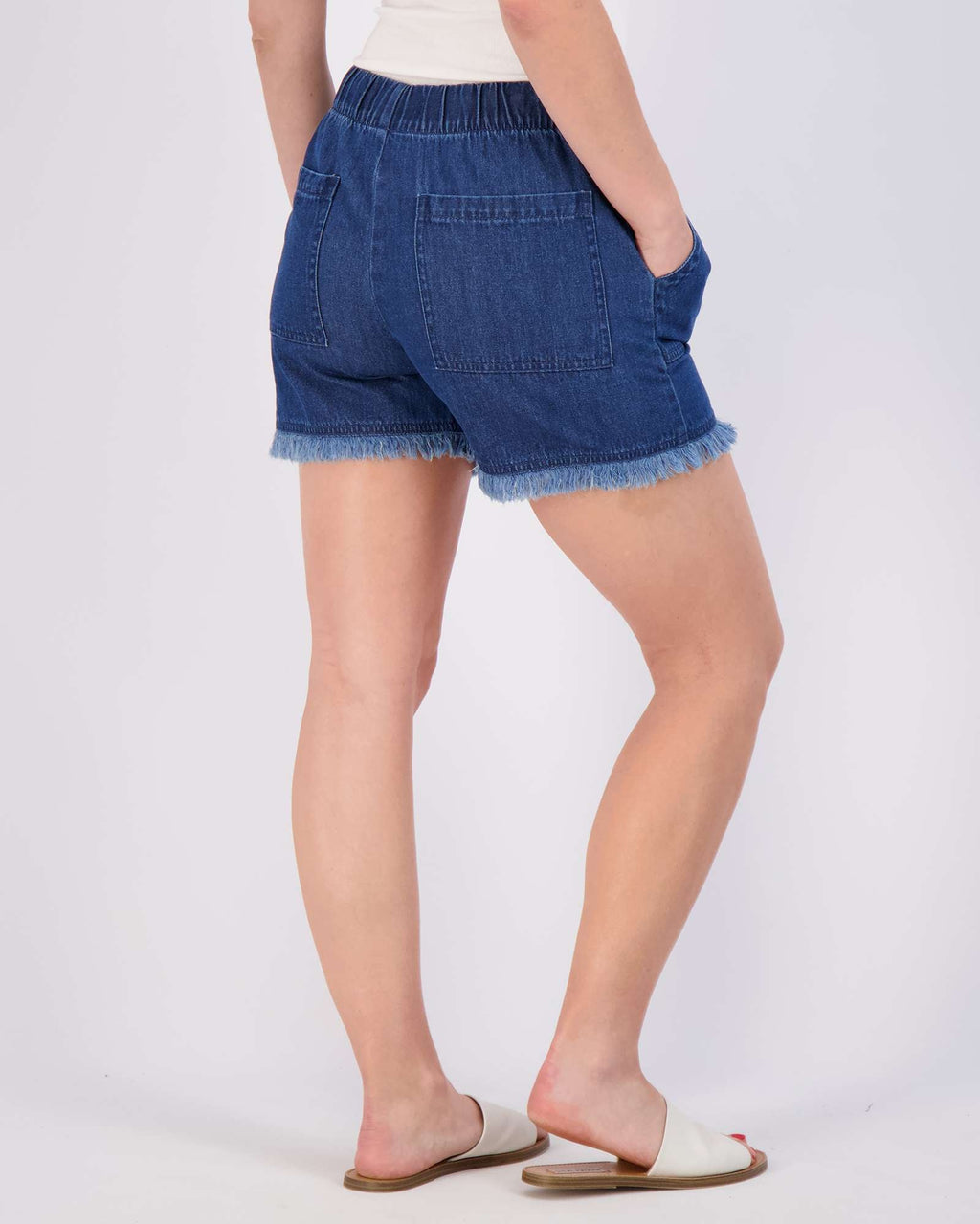 3 Pack: Women's Twill Cutoff Casual Khaki Shorts