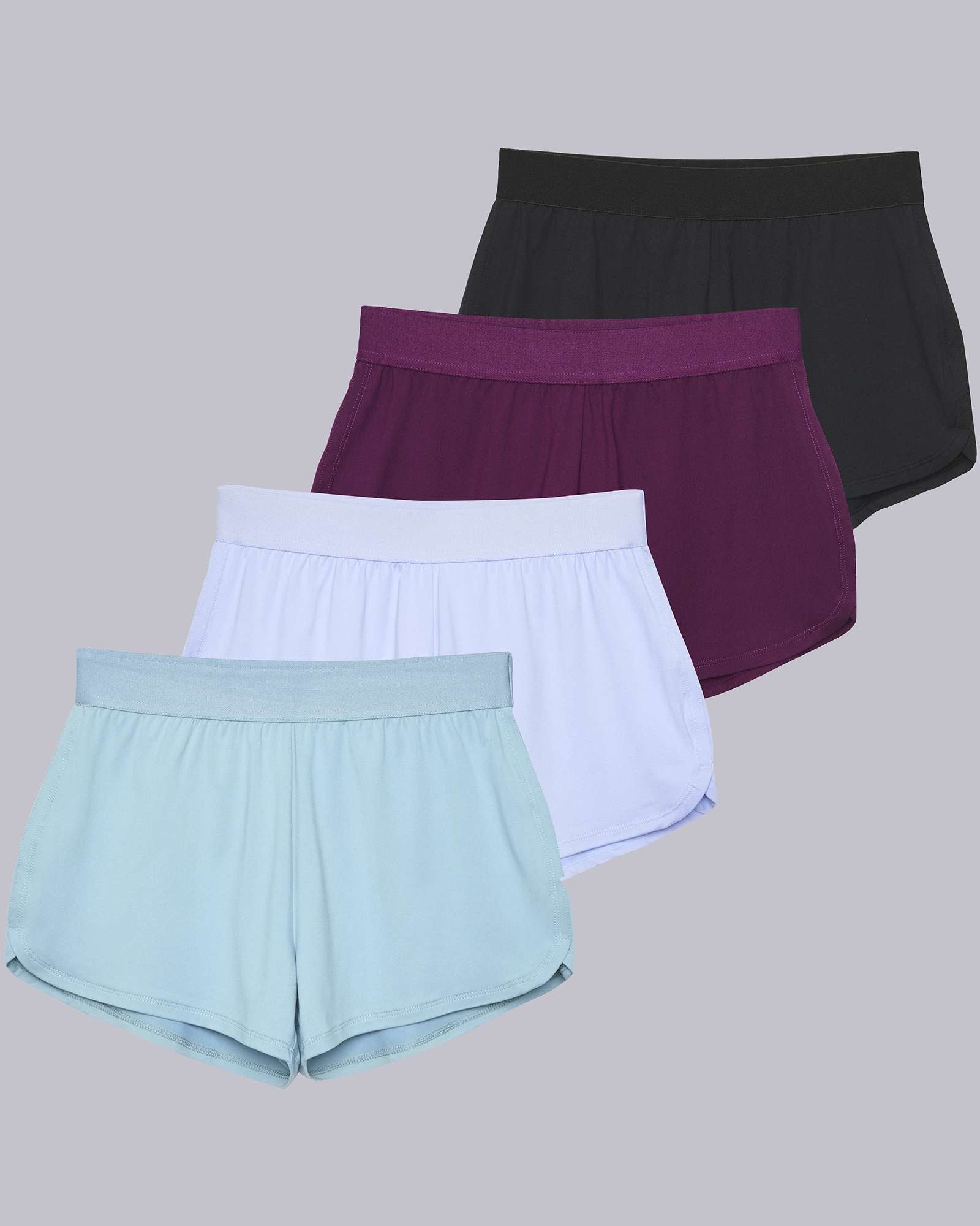 4 Pack: Women's Running Shorts