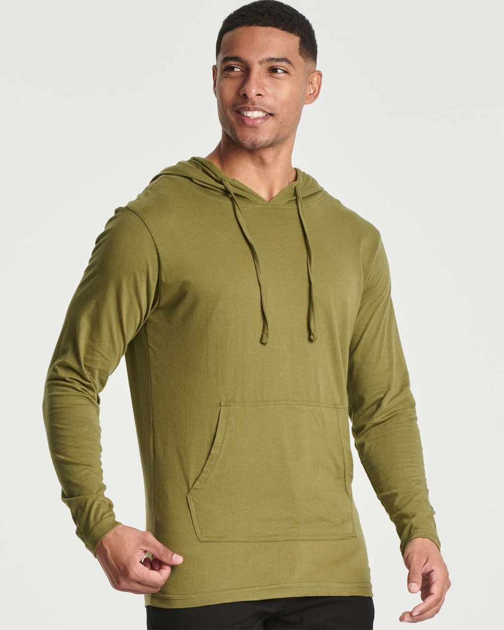 3 Pack: Mens Cotton Lightweight Pullover Hoodie