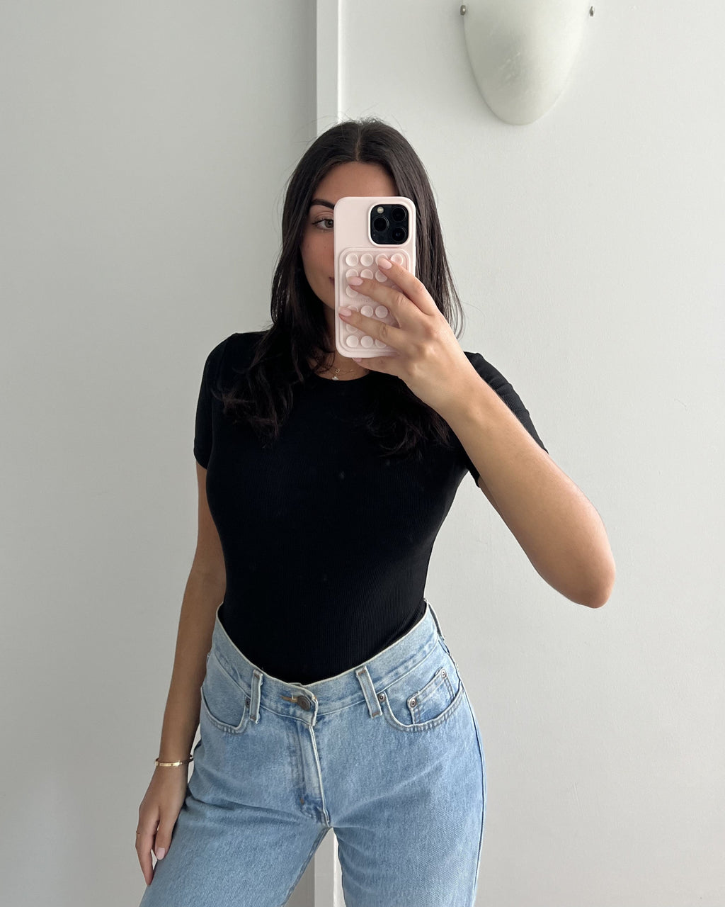 3 Pack: Women's Round Neck Short Sleeve Ribbed Shapewear Bodysuit Shirt Tops (Available in Plus Size)