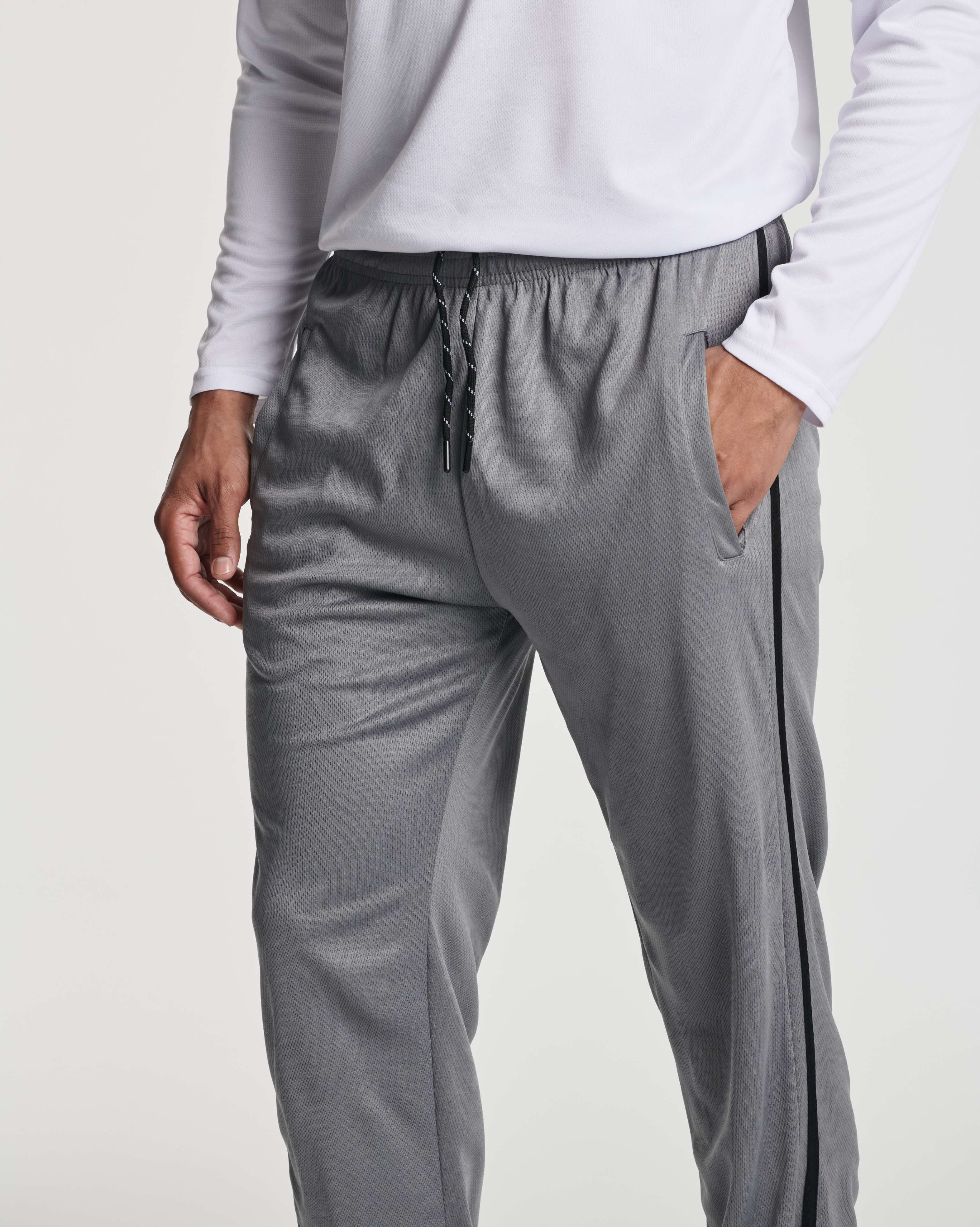3 Pack: Mens Mesh Active Jogger Sweatpants