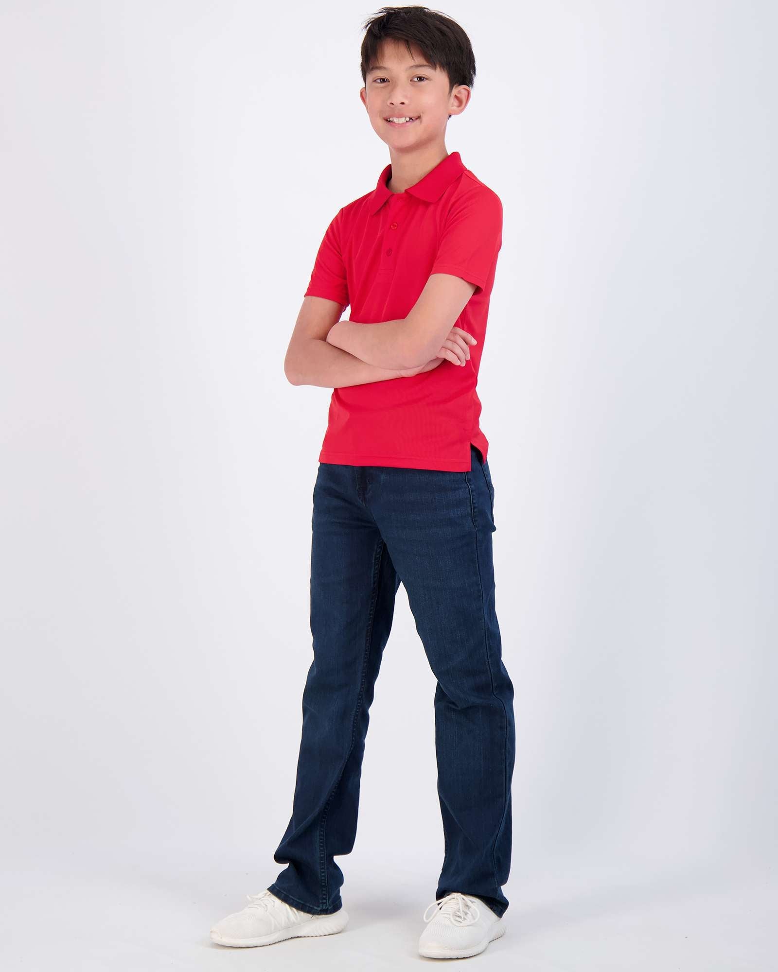 3 Pack: Boys' Short Sleeve Polo Shirt