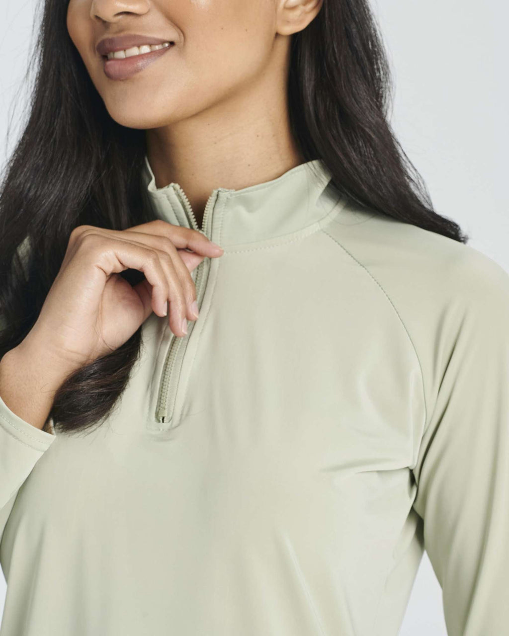 3 Pack: Women's 1/4 Zip Rash Guard Long Sleeve Swim Shirt