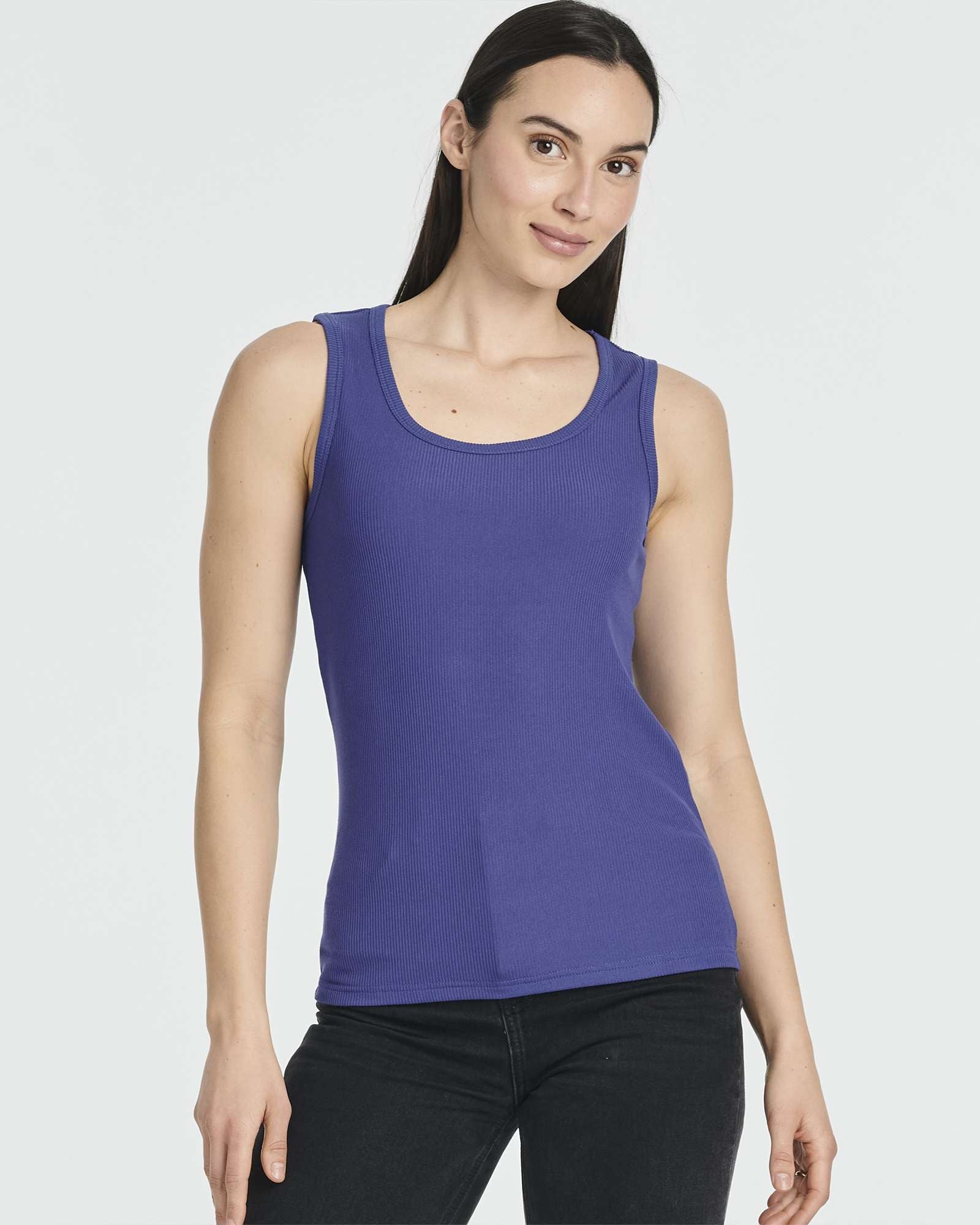 5 Pack: Women's Ribbed Sleeveless Tank Top - Yoga Casual Tops