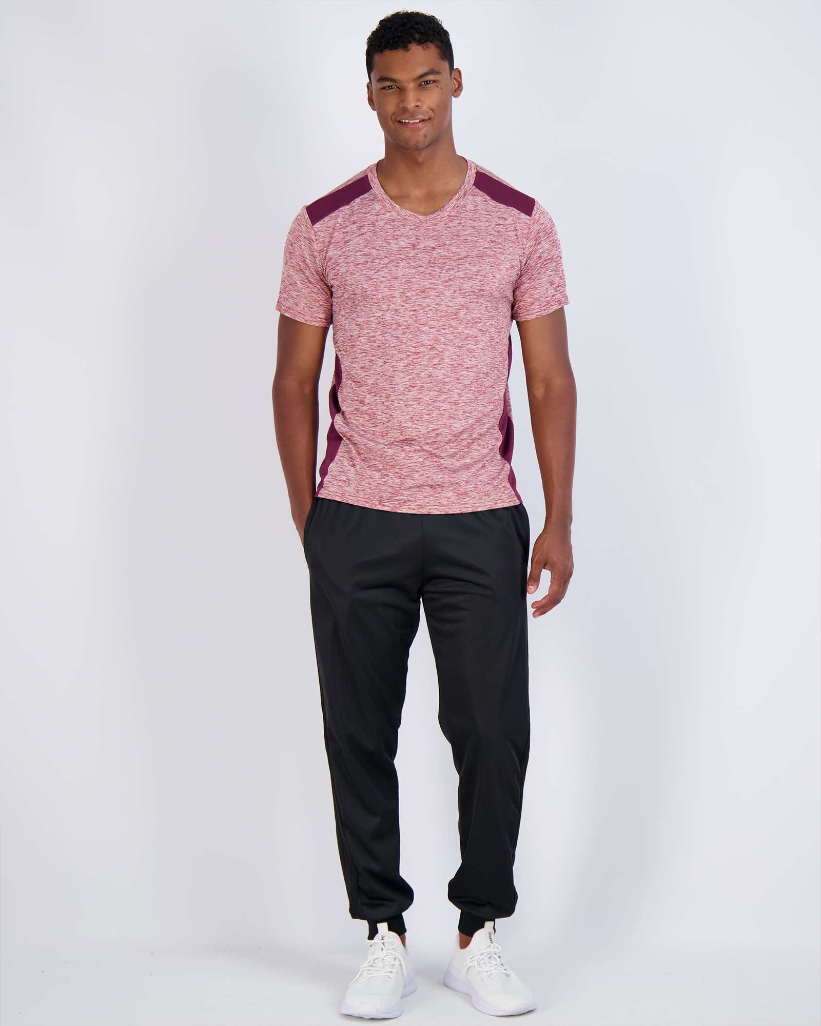 5 Pack: Men’s V-Neck Dry-Fit T-Shirt