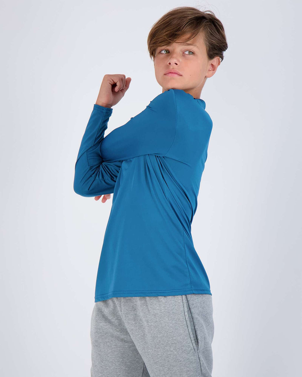 4 Pack: Boys Dry-Fit Active Long-Sleeve T-Shirt