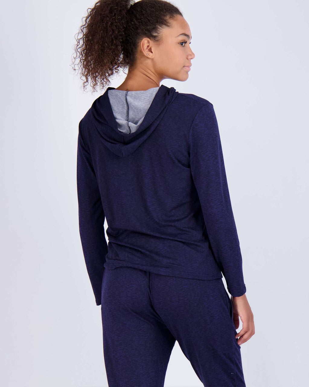 4 Piece: Womens Long Sleeve Henley & Jogger Lounge Pajama Set