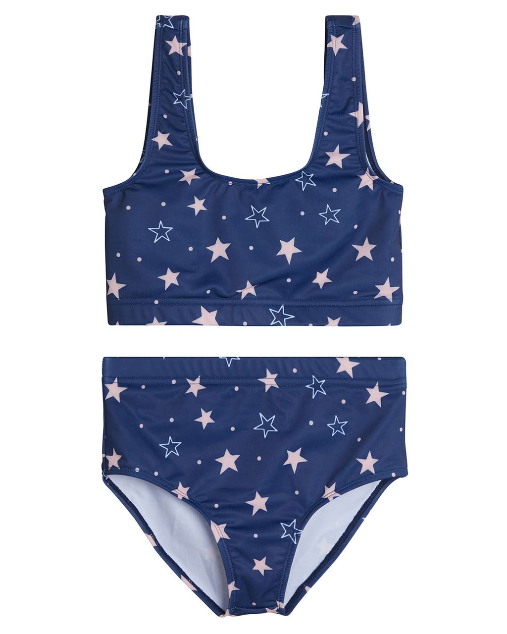 3 Pack: Girl's 2-Piece Beach Sport Bikini Swimsuit - Swimwear for Girls UPF 50+