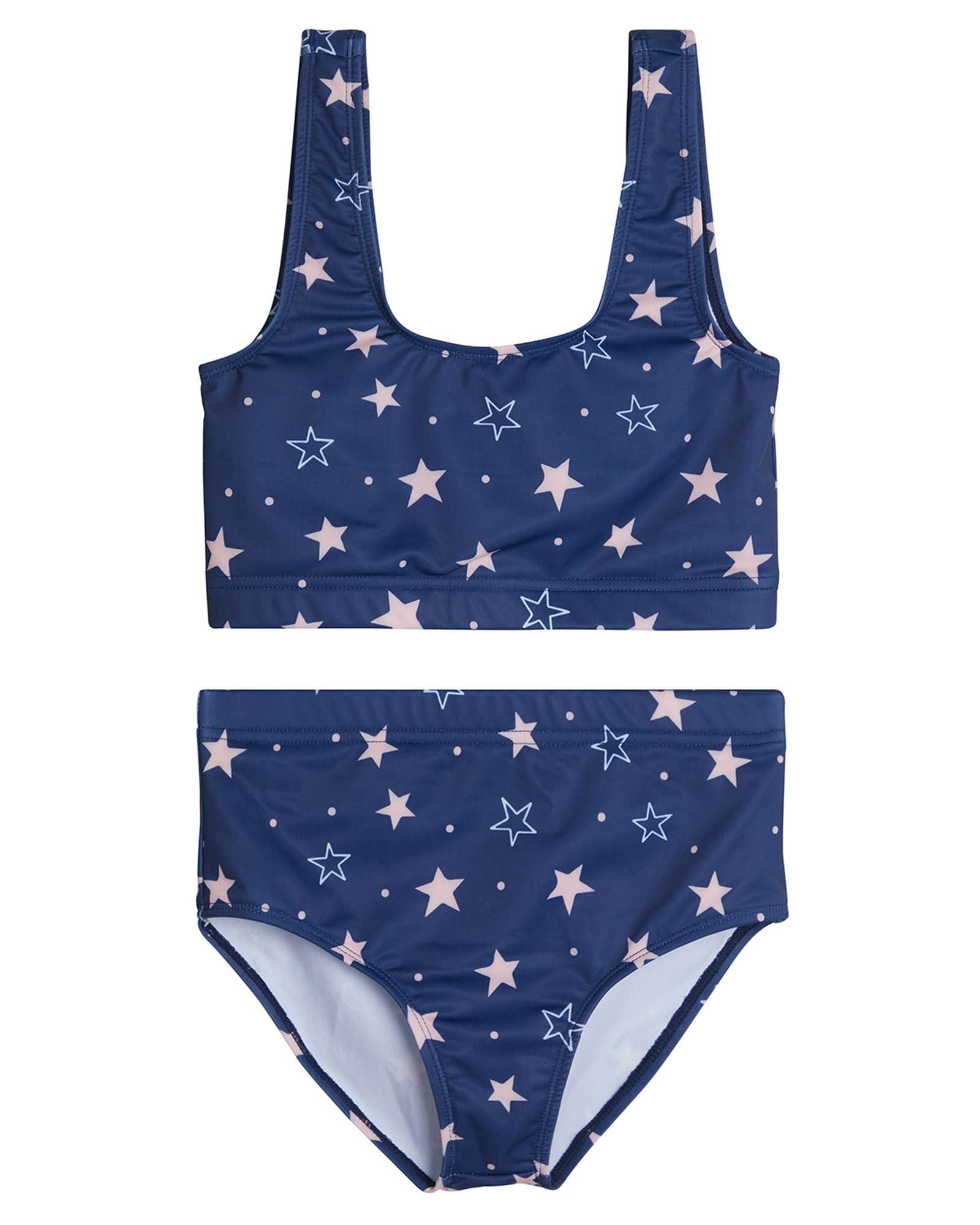 3 Pack: Girl's 2-Piece Beach Sport Bikini Swimsuit - Swimwear for Girls UPF 50+