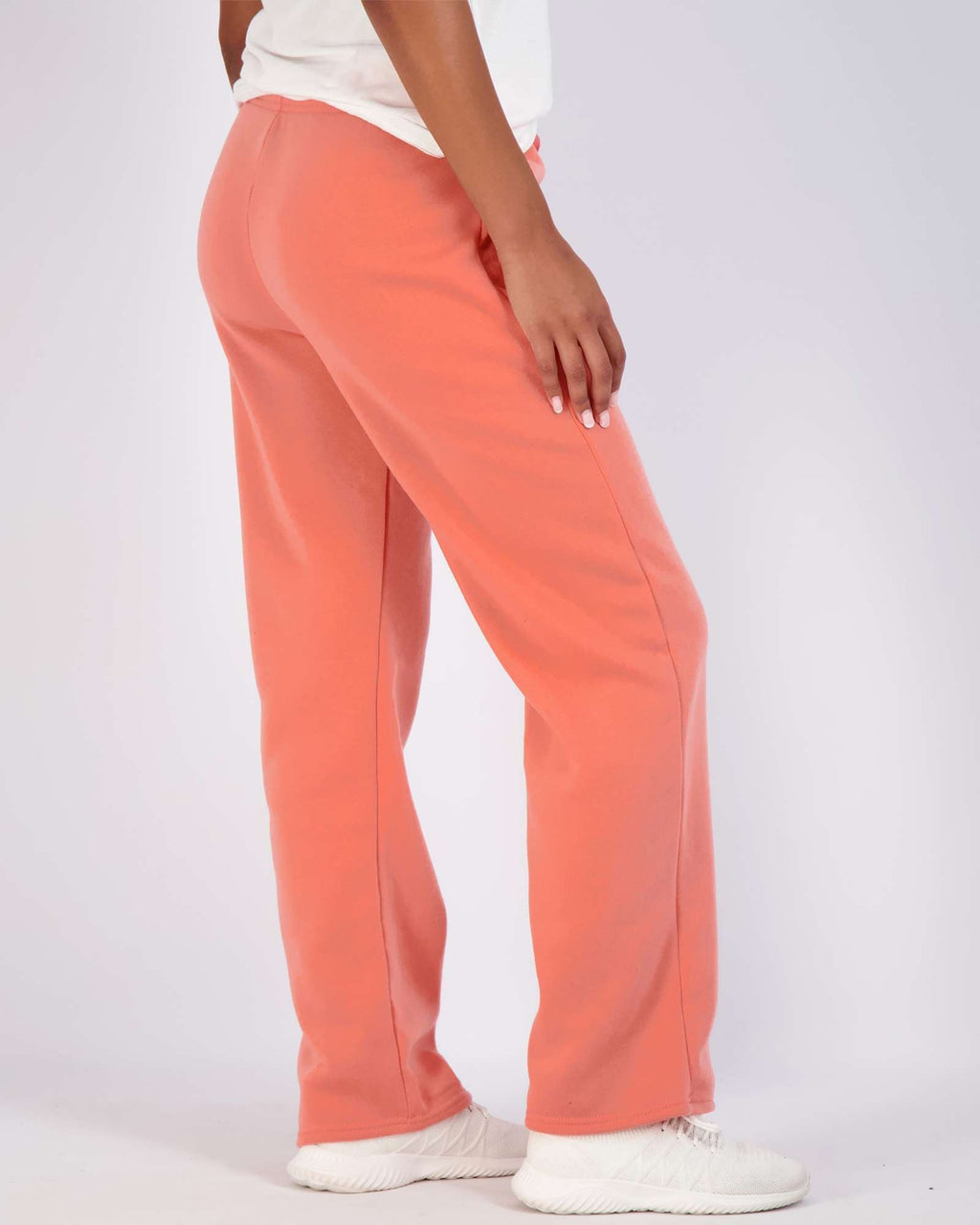 3 Pack: Womens Fleece Open Bottom Sweatpants