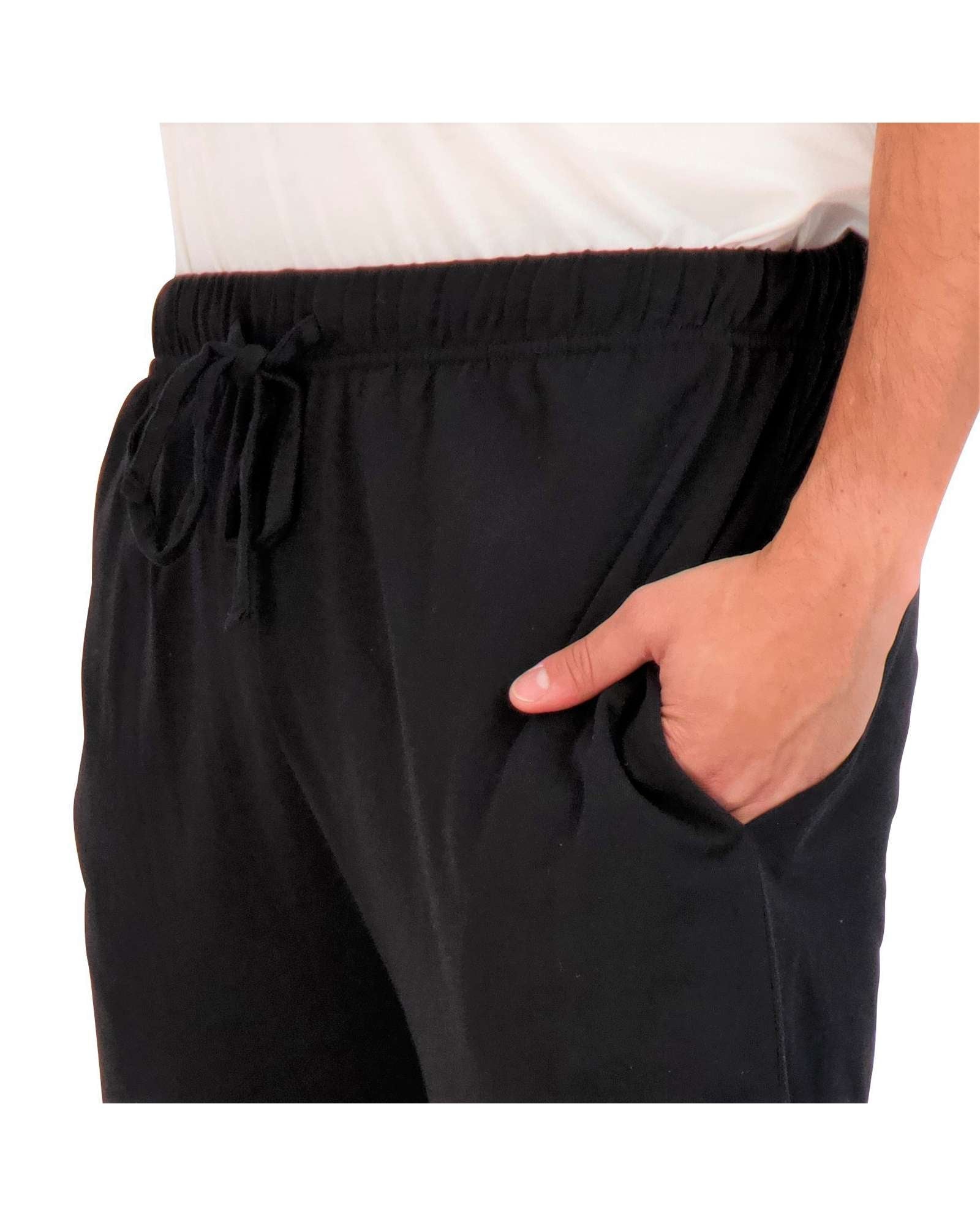 3 Pack: Mens Cotton Sleep Lounge Joggers