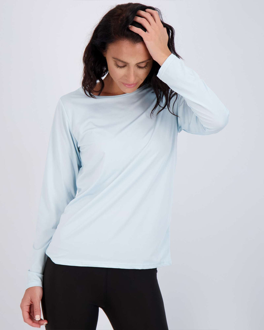 4 Pack: Womens Dry-Fit Active Long-Sleeve T-Shirt