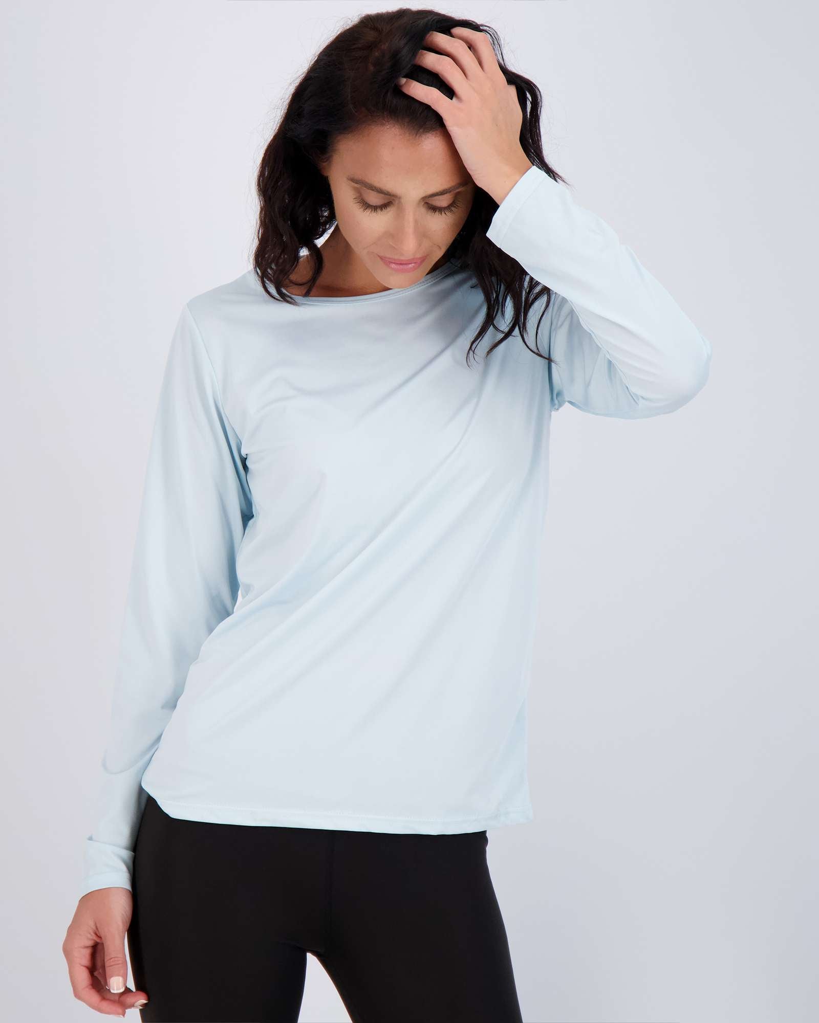 4 Pack: Womens Dry-Fit Active Long-Sleeve T-Shirt