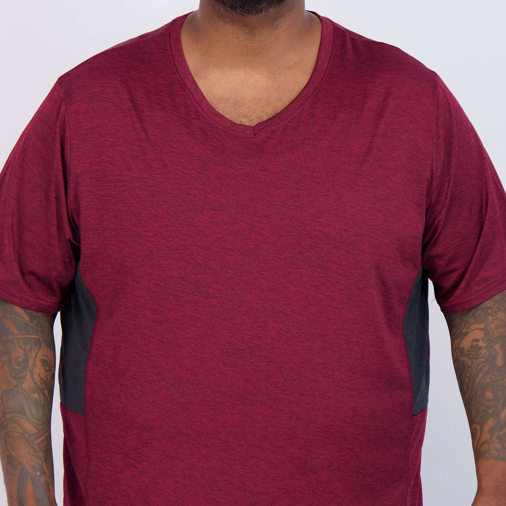 3 Pack: Men's Big & Tall V-Neck Short-Sleeve Dry-Fit T-Shirt