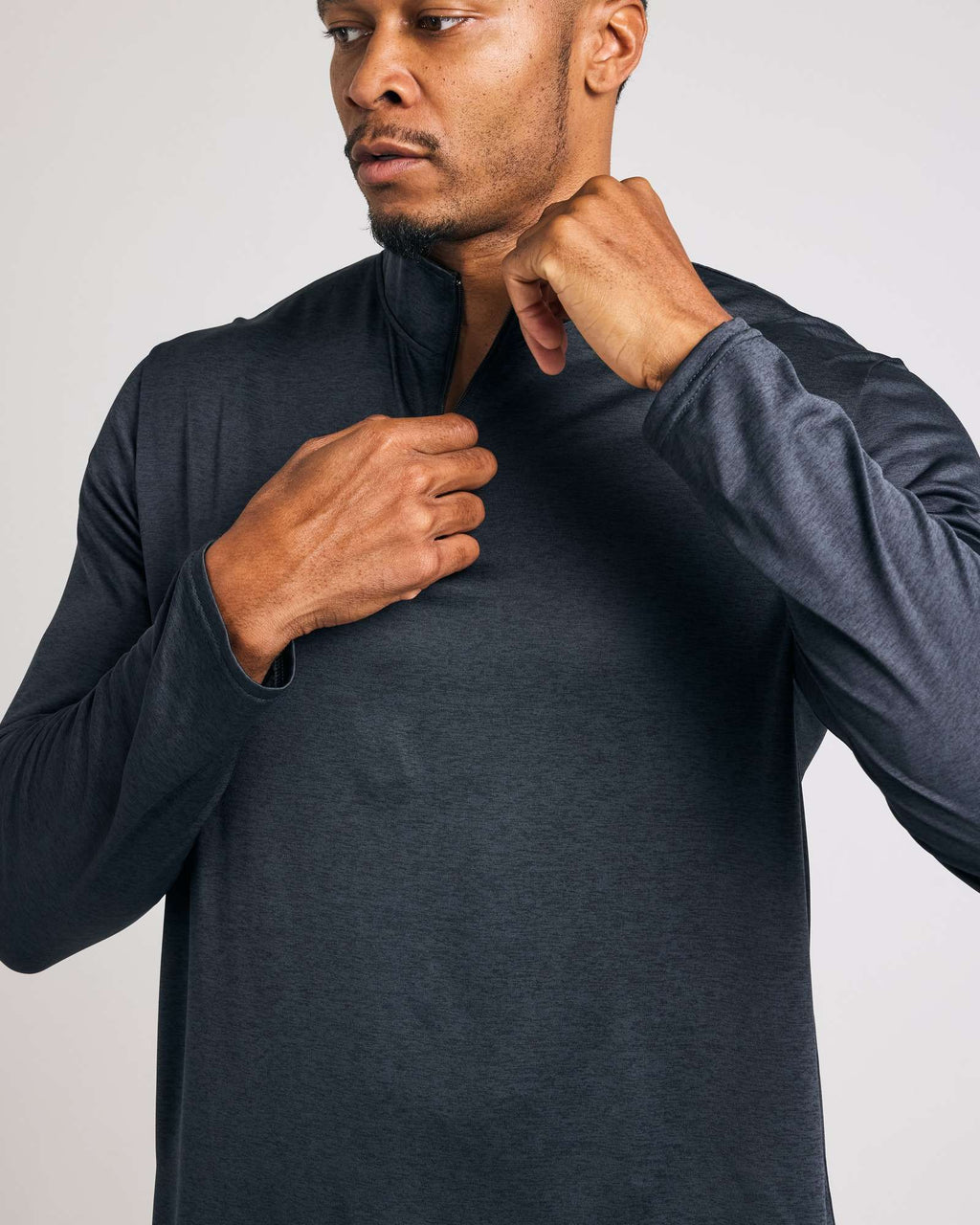3 Pack: Mens Active Dry-Fit Quarter Zip Pullover (Available in Big & Tall)