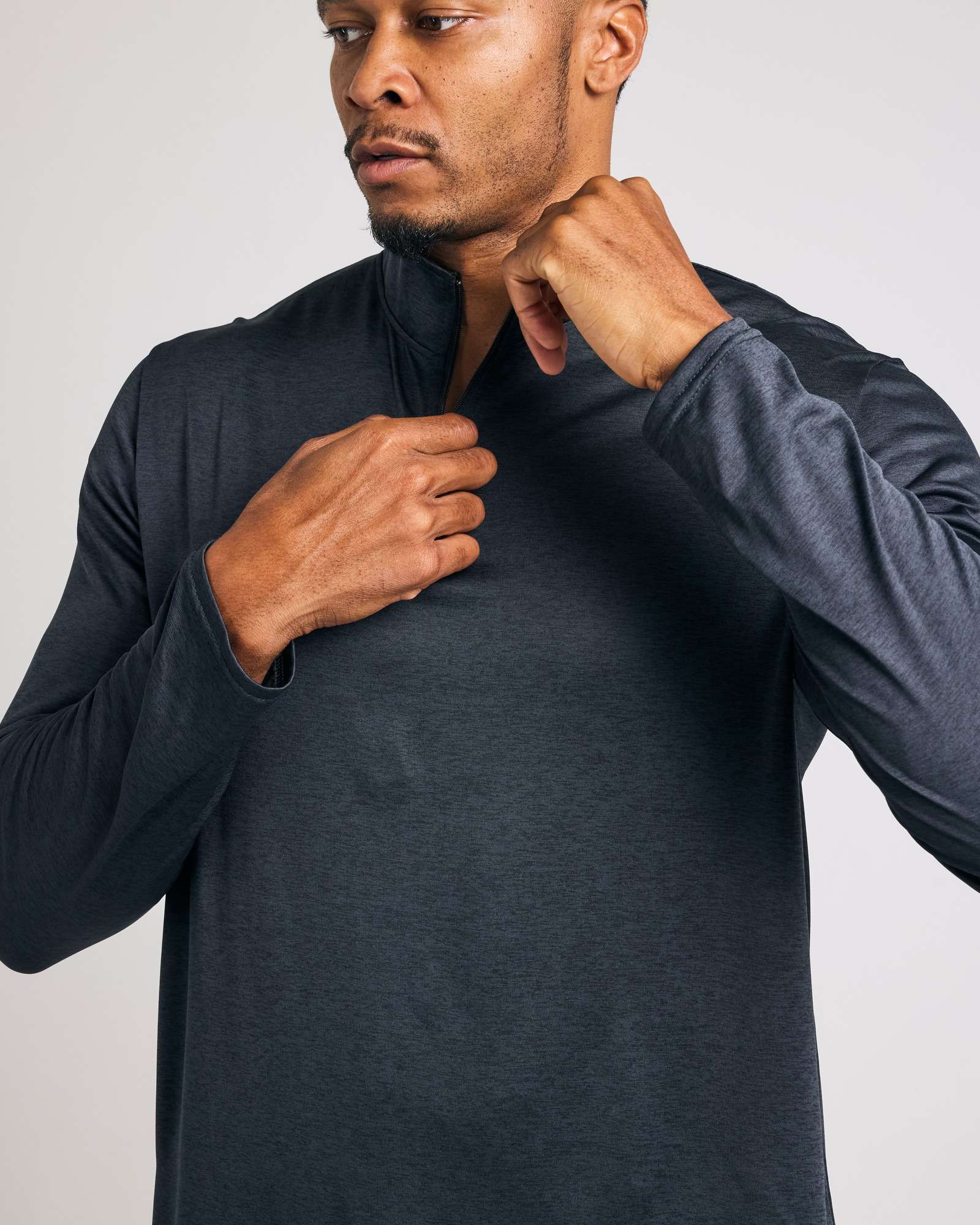 3 Pack: Mens Active Dry-Fit Quarter Zip Pullover (Available in Big & Tall)