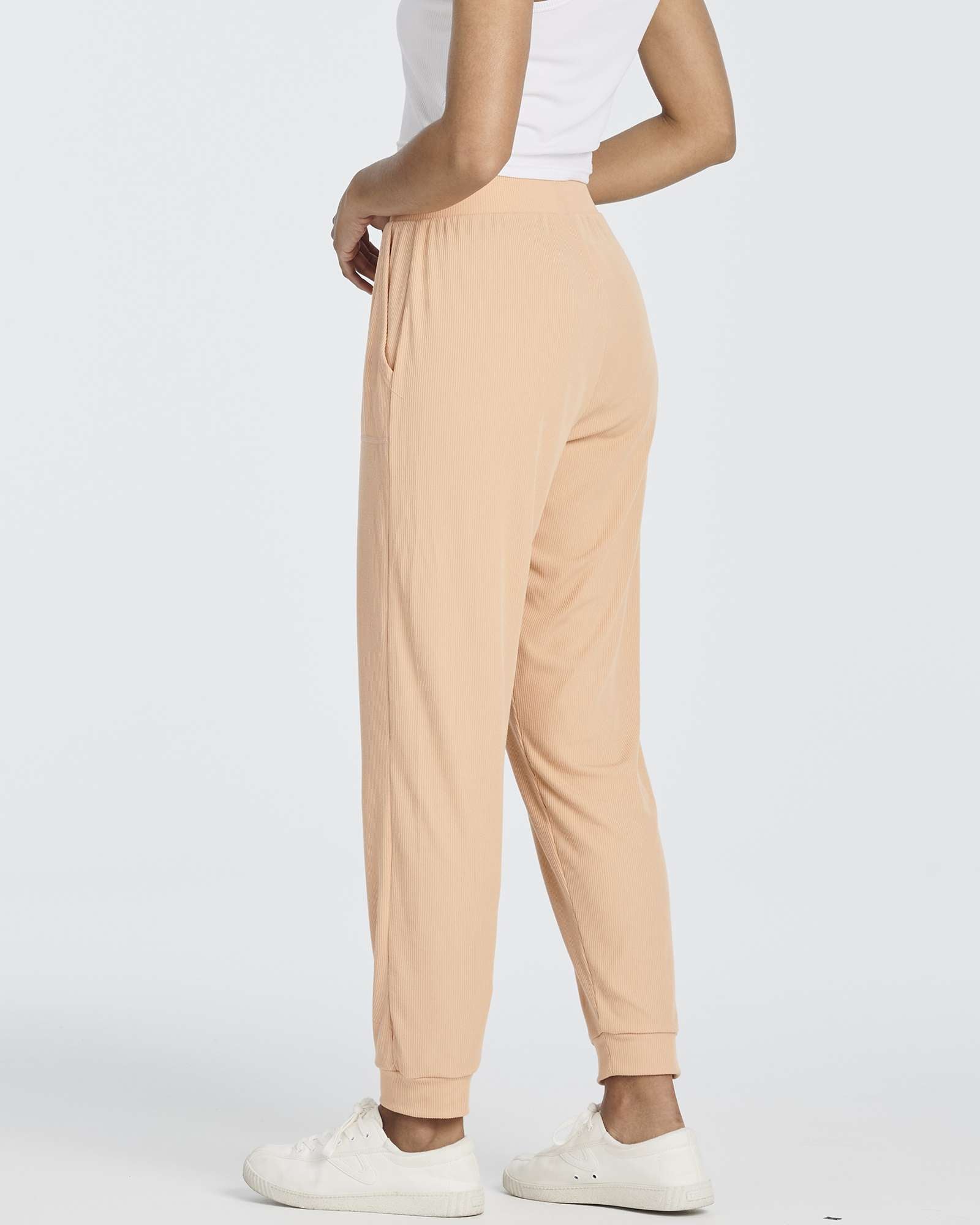 3 Pack: Women's Ribbed Lounge Jogger Sweatpants