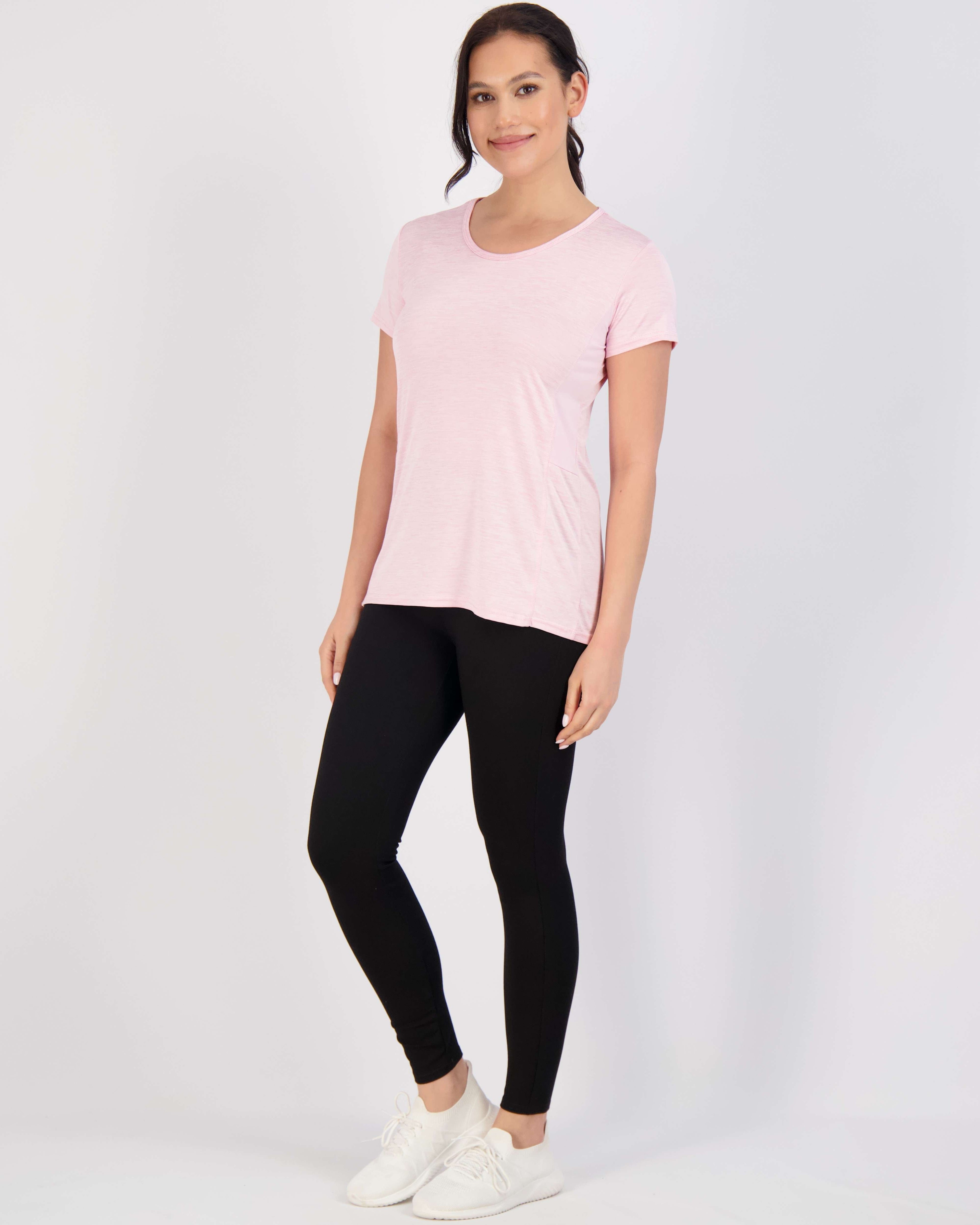5 Pack: Womens Dry Fit Short-Sleeve Crew Neck Active T-Shirt