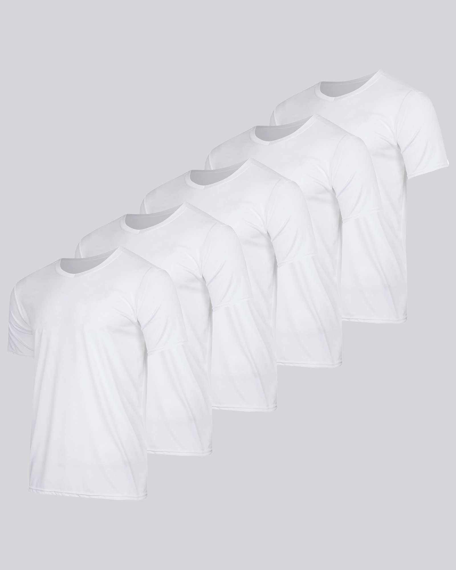 5 Pack: Men’s V-Neck Dry-Fit T-Shirt