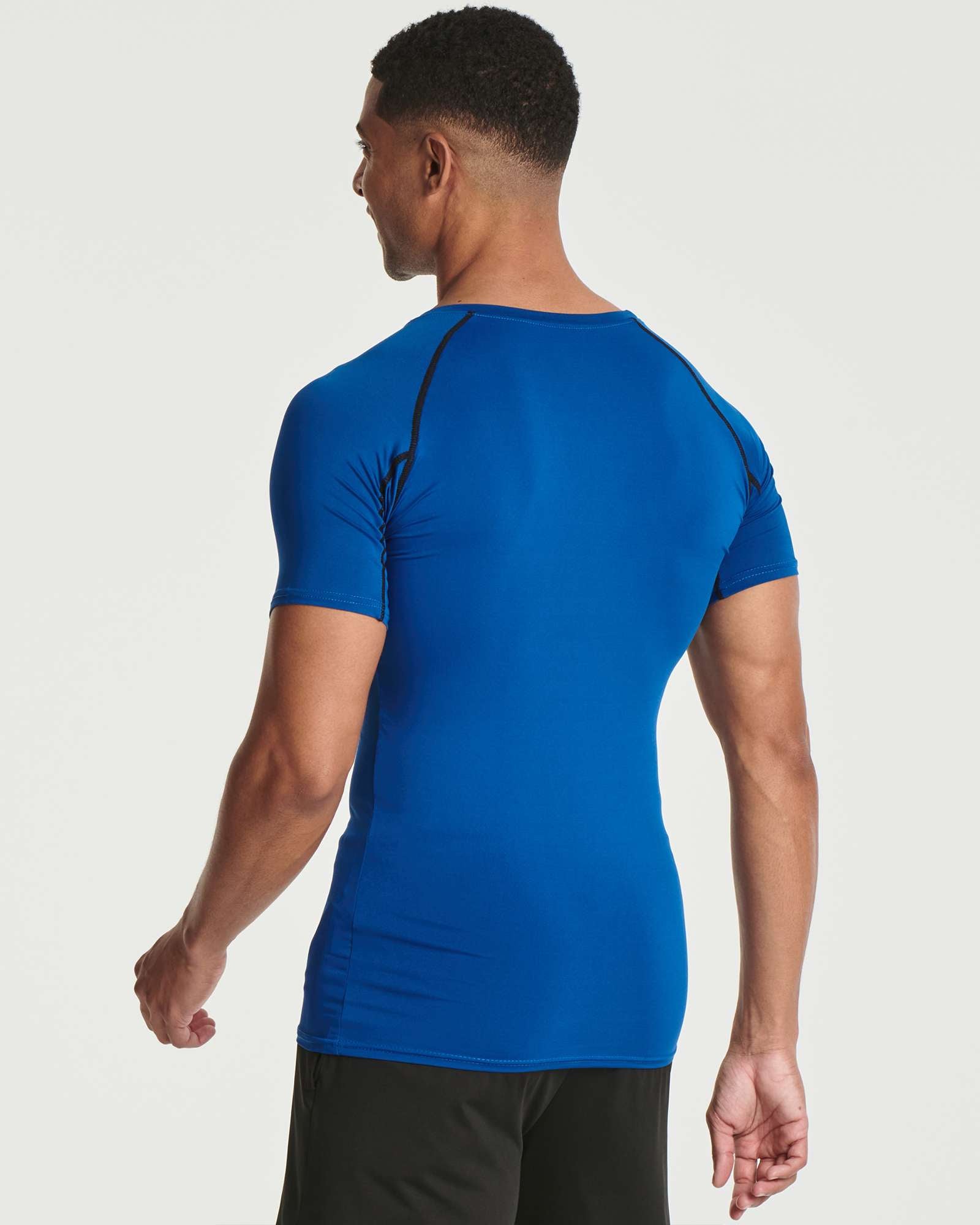 4 Pack: Mens Short Sleeve Compression Shirt