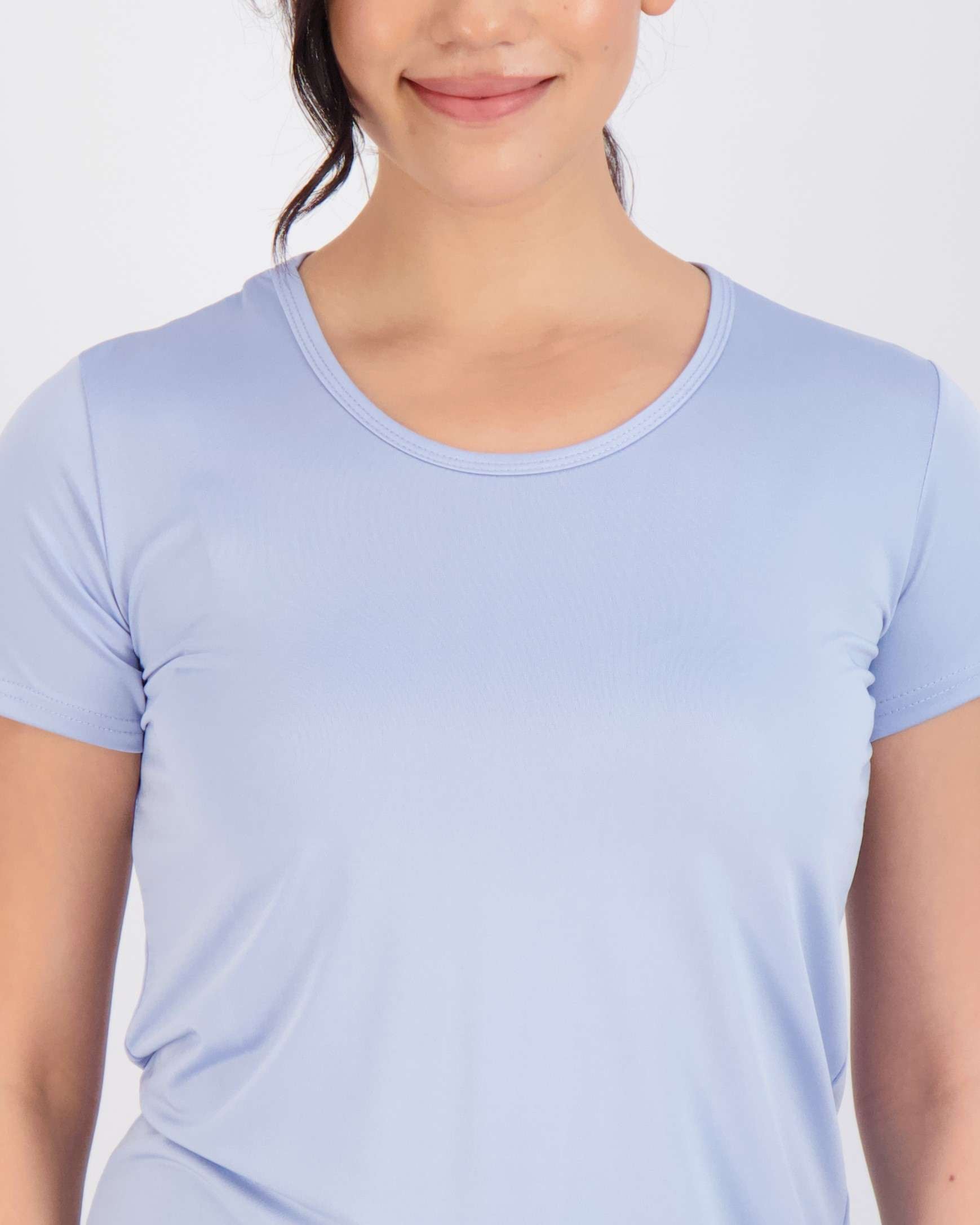 5 Pack: Womens Dry Fit Short-Sleeve Crew Neck Active T-Shirt